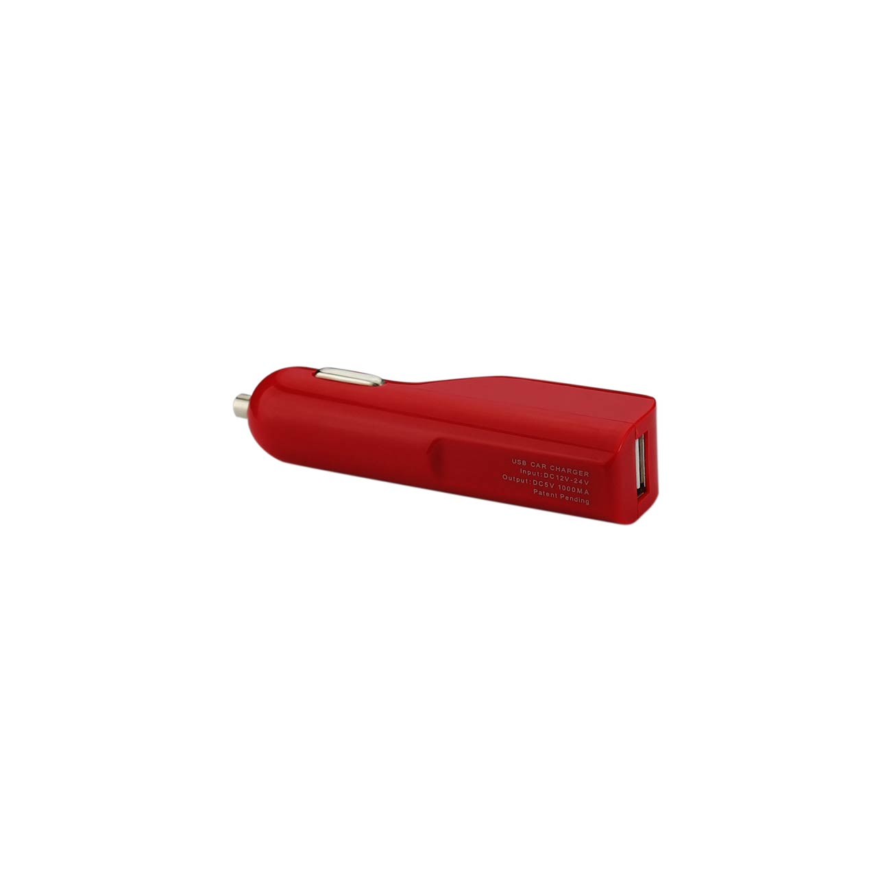 MICRO USB 1 AMP CAR CHARGER IN RED - Durable & Reliable