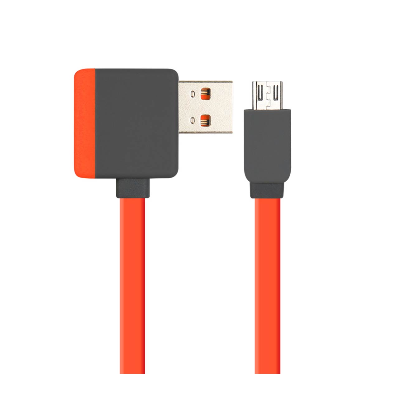 MICRO USB PIGGYBACK FLAT LIBERATOR USB CABLE 3.2FT IN RED - Durable & Reliable