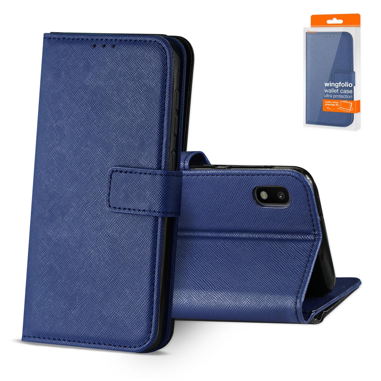 SAMSUNG GALAXY A10 3-In-1 Wallet Case In BLUE - Premium & Reliable