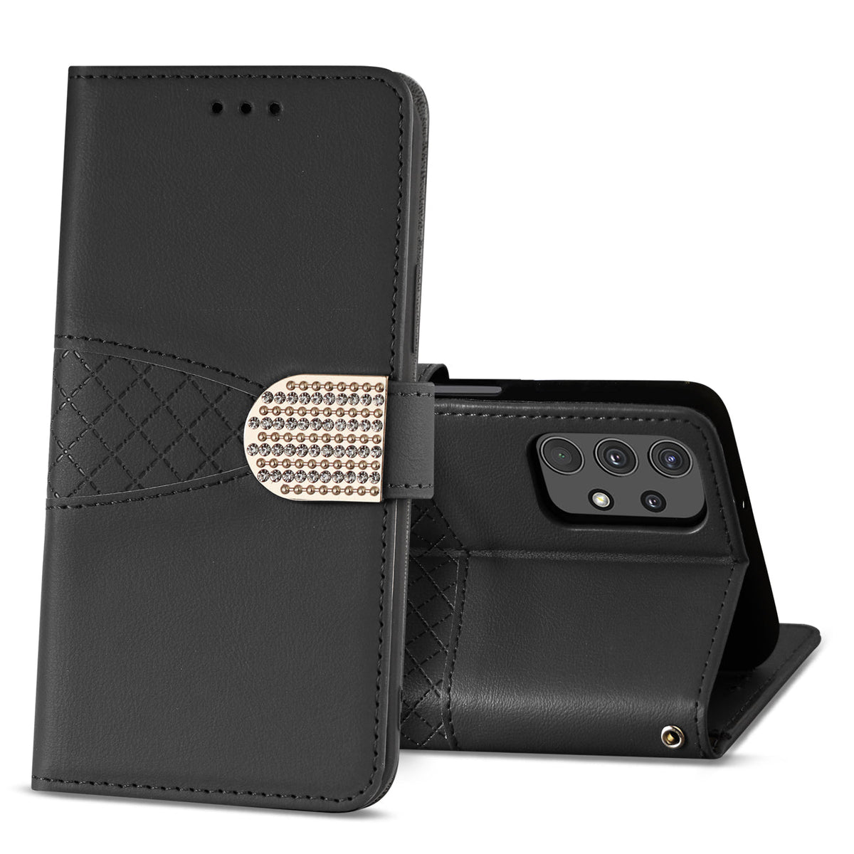 Samsung Galaxy A32 5G 3-In-1 Wallet Case In Black - Shockproof & Reliable