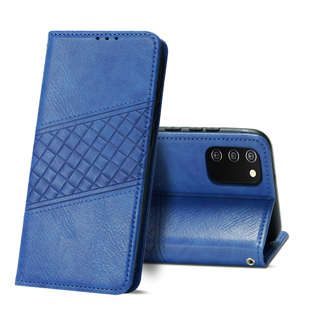 Samsung Galaxy A02S 3-In-1 Wallet Case In Blue - Ultra-Slim & Reliable