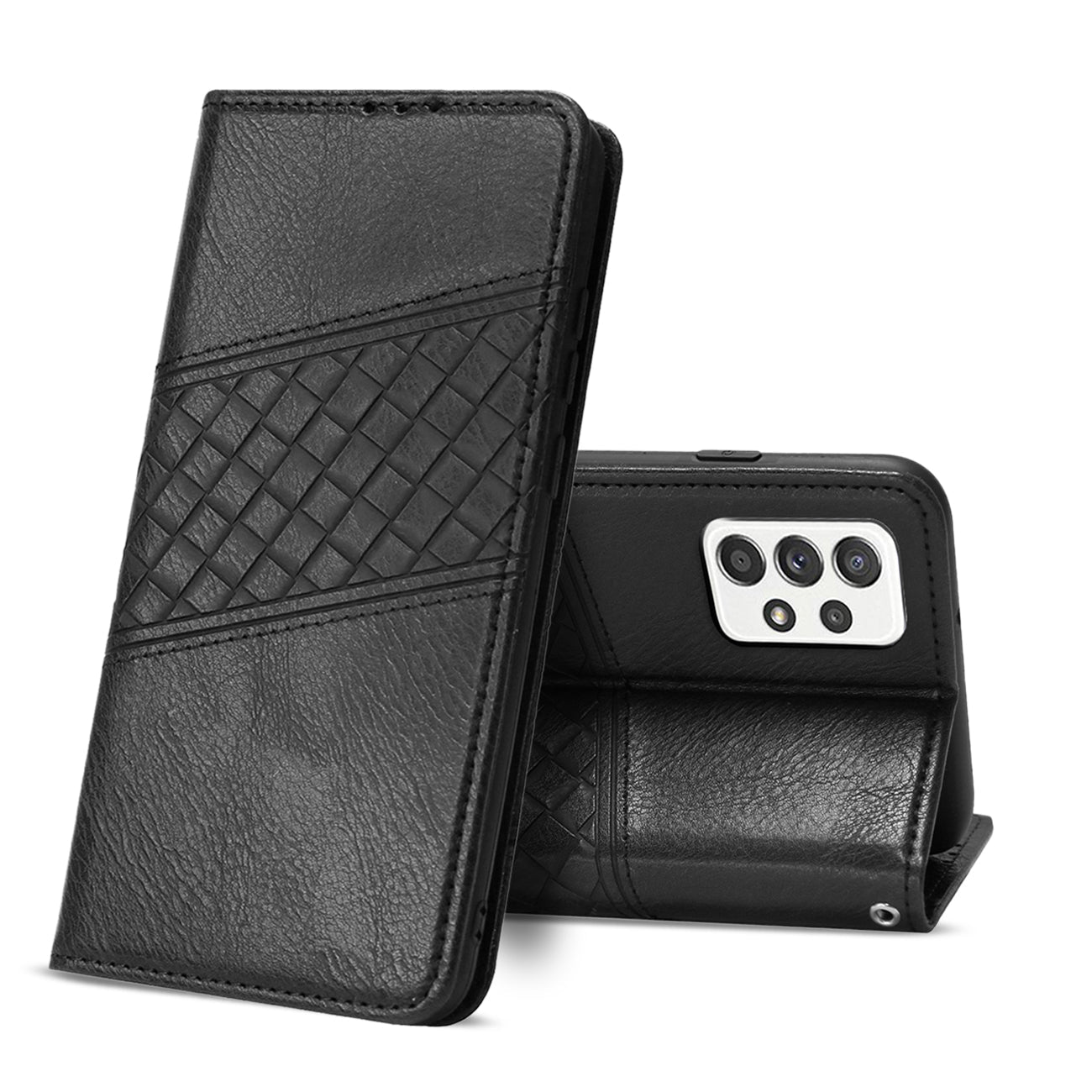 Samsung Galaxy A52/5G 3-In-1 Wallet Case In Black - Heavy Duty & Reliable