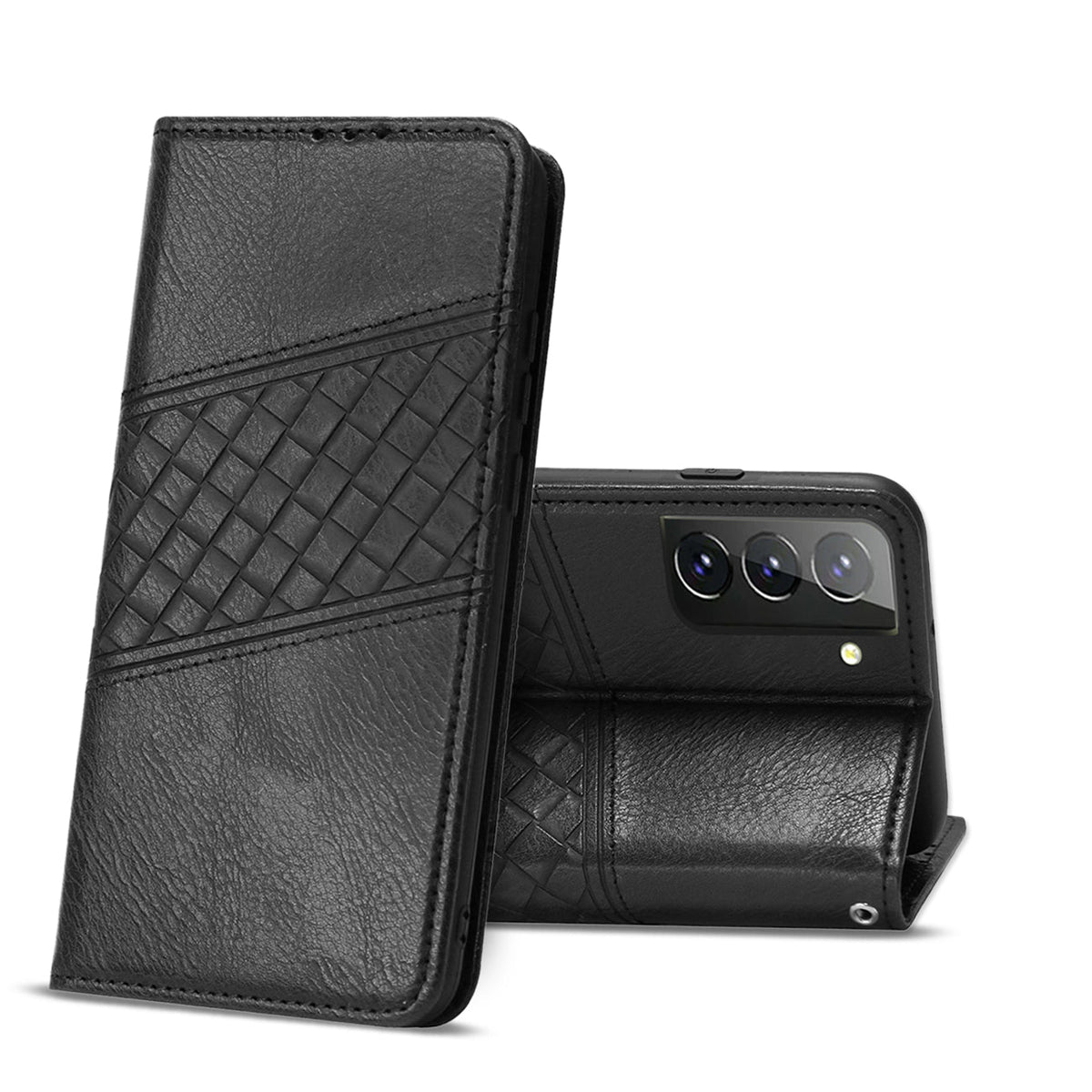 Samsung Galaxy S21 FE 3-In-1 Wallet Case In Black (FC30-SAMS21FEBK) - Shockproof & Reliable