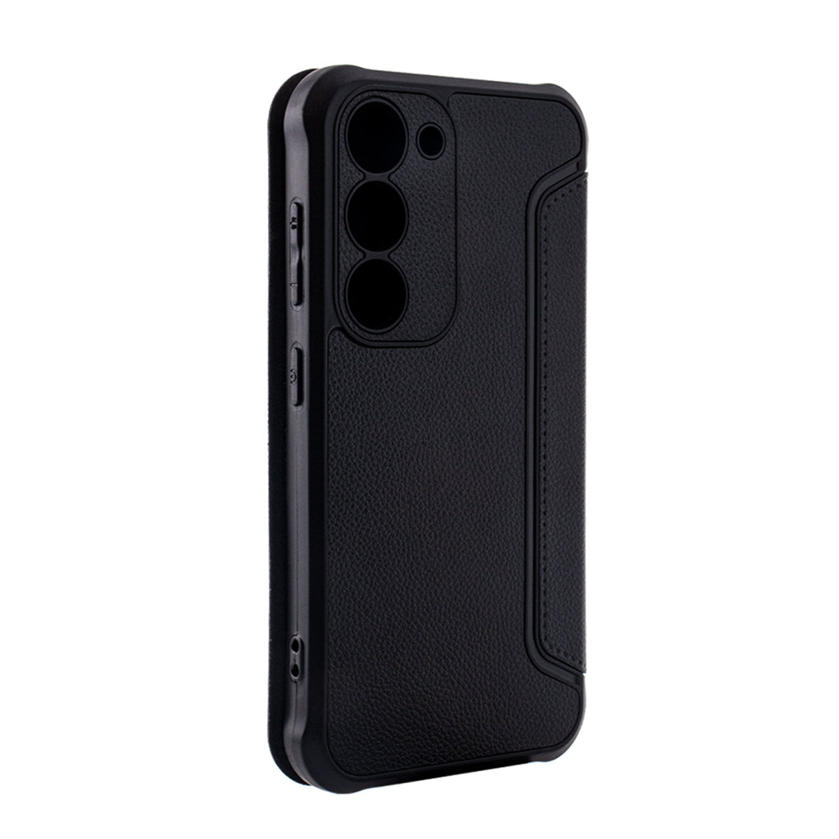 Magnetic wallet Leather phone case For Samsung Galaxy S23 Ultra In Black (FC36-SAMS23UBK) - Ultra-Slim & Reliable