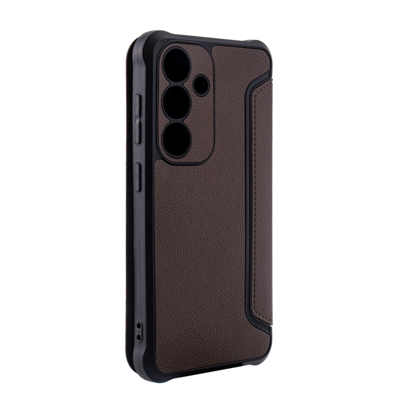 Magnetic wallet Leather phone case For Samsung Galaxy S24 Ultra In Brown (FC36-SAMS24UBR) - Durable & Reliable