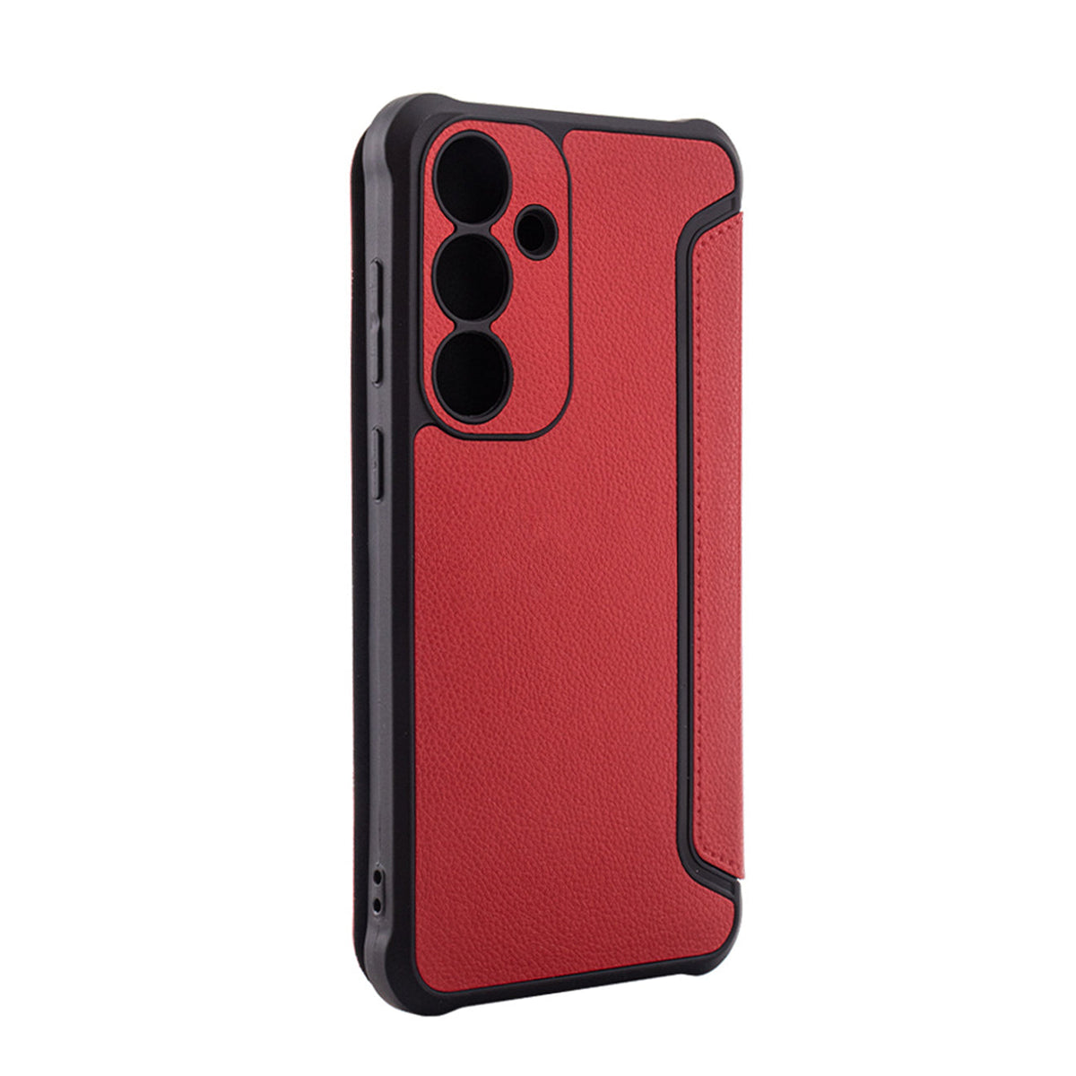 Magnetic wallet Leather phone case For Samsung Galaxy S24 Plus In Red (FC36-SAMS24PRD) - Crystal Clear & Reliable