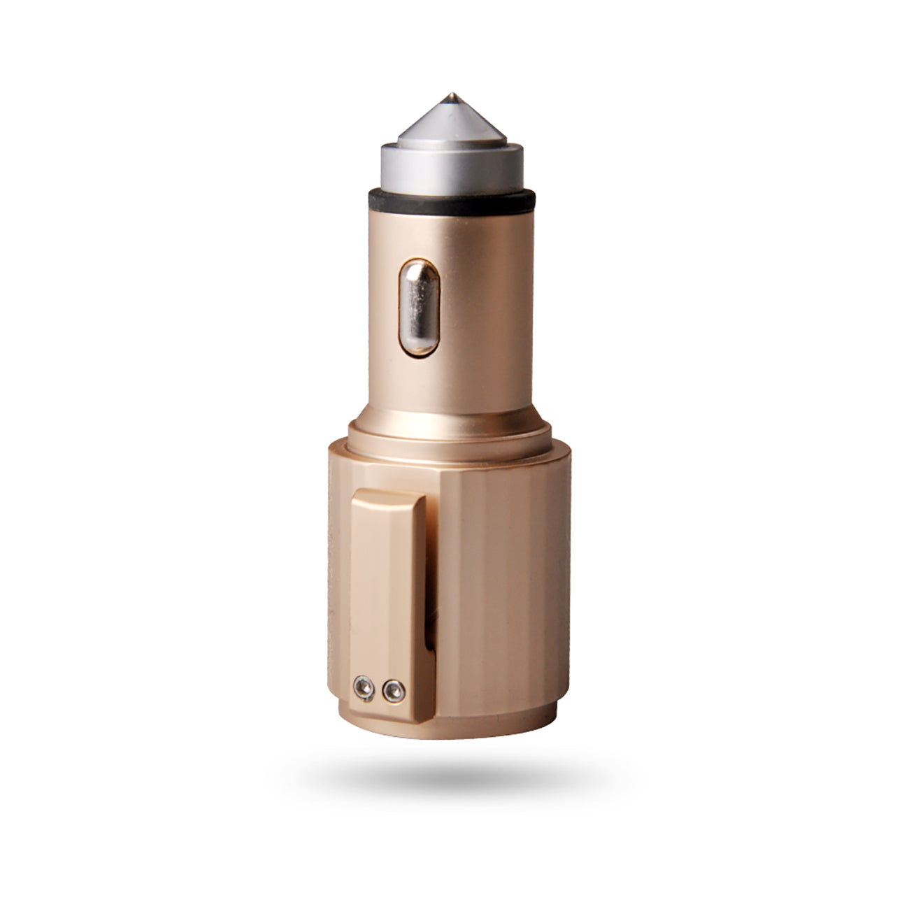 Quick Car Charger, 4.8A Dual USB Fast car charger with Life Guard Charge Technology In Gold - Shockproof & Reliable