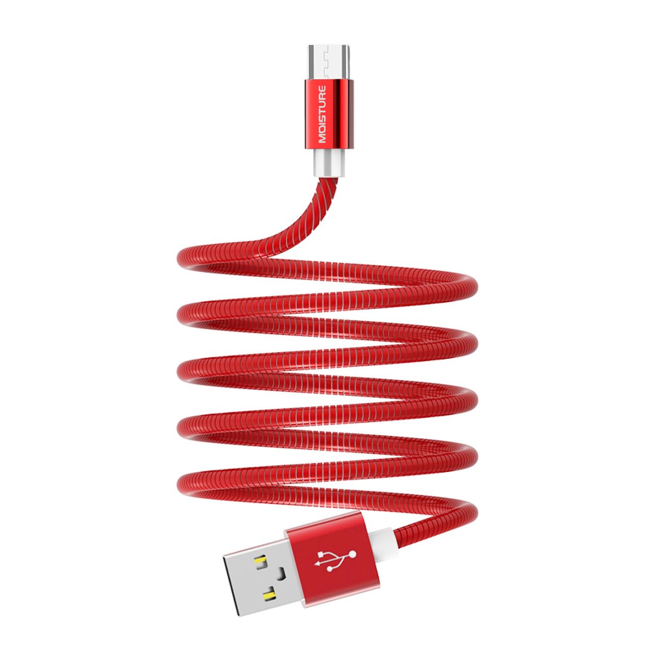 High Speed Micro Data Cable in Red - Ultra-Slim & Reliable