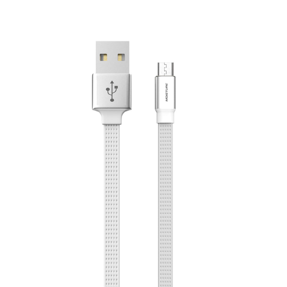 High Speed Micro Steel Data Cable in White - Durable & Reliable