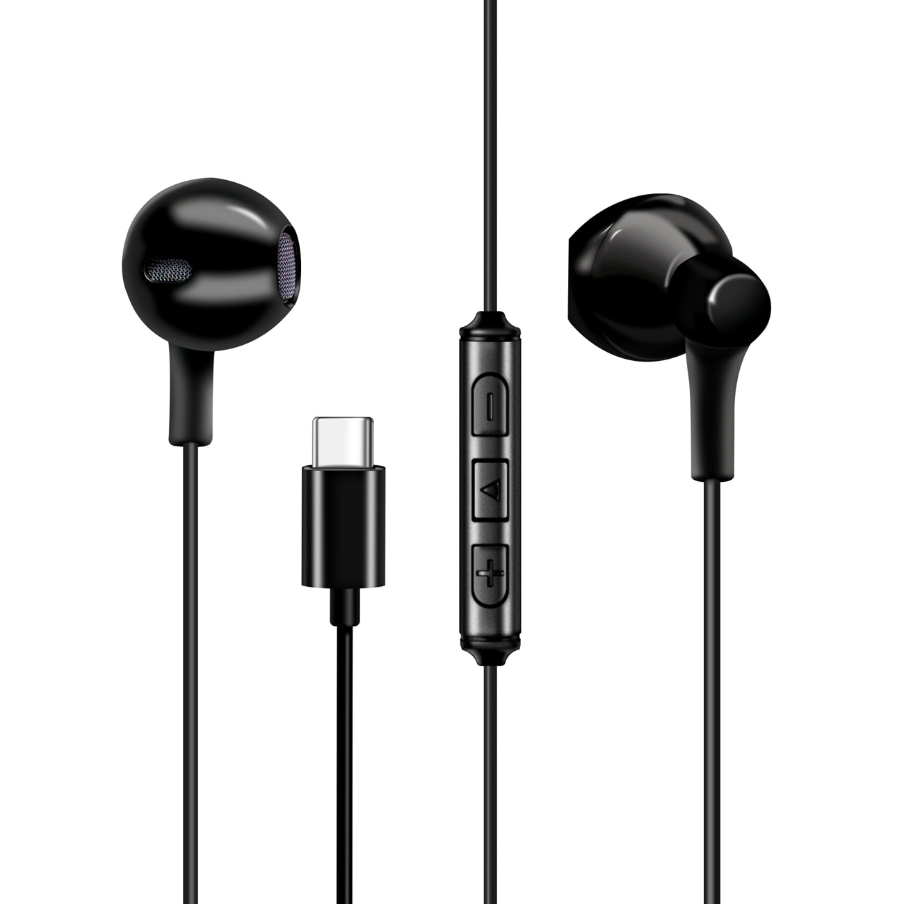 Moisture MT-H212 Earphones For Type C In Black - Crystal Clear & Reliable