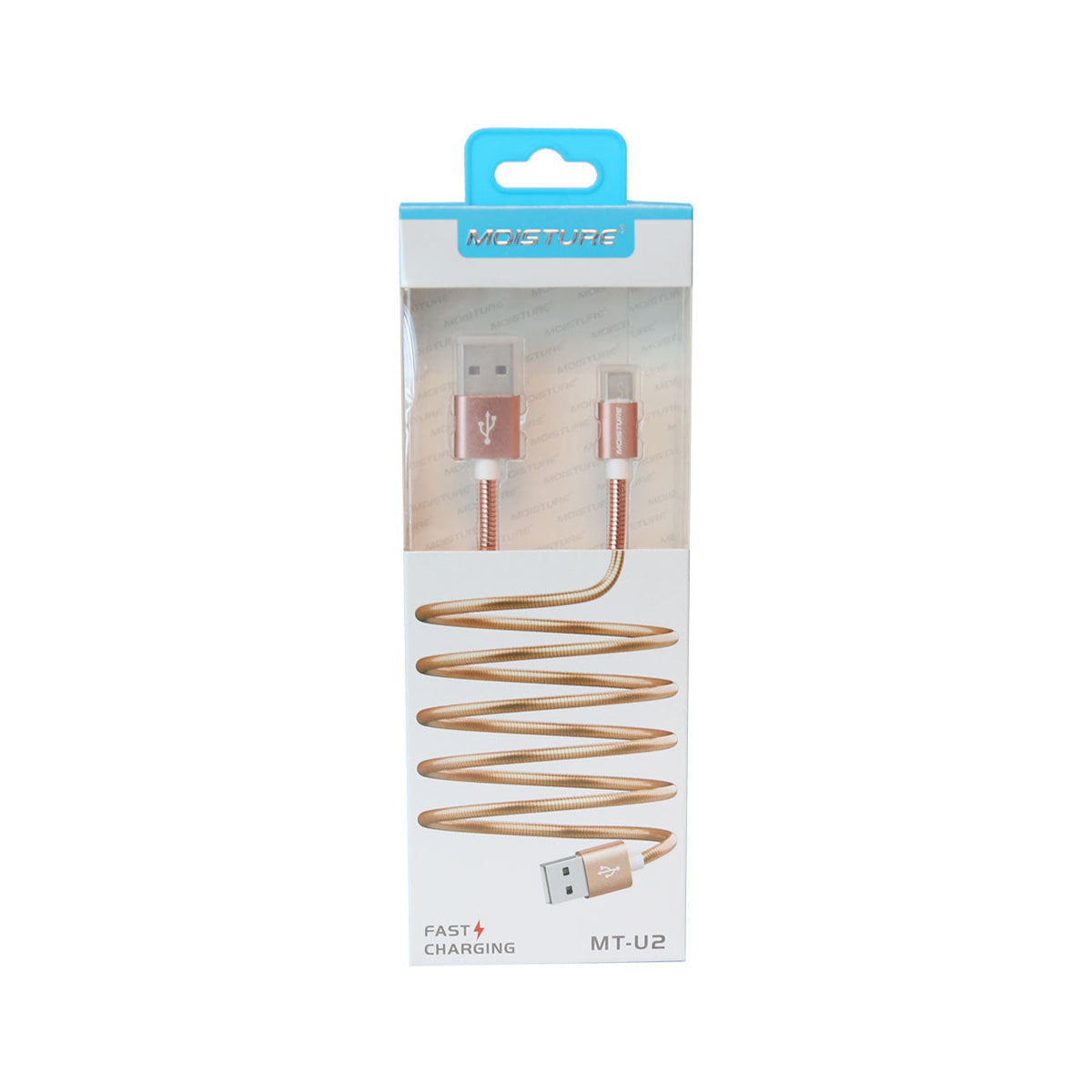 Moisture 2.6A Premium Full Hi-Speed Data Cable In Pink - Shockproof & Reliable