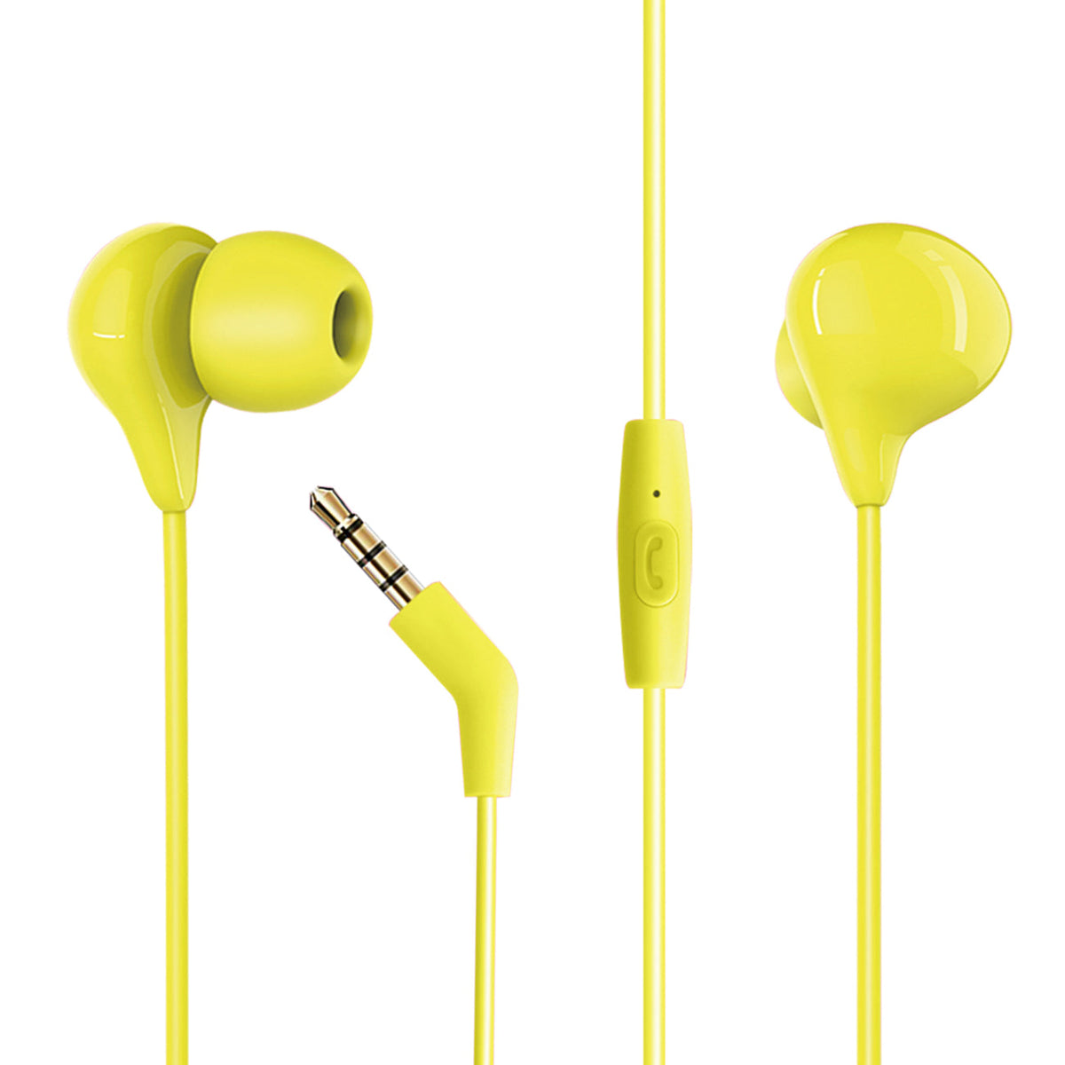 Hey Dr H86 In-Ear headphones in Yellow M2RHD-H96YL - Durable & Reliable