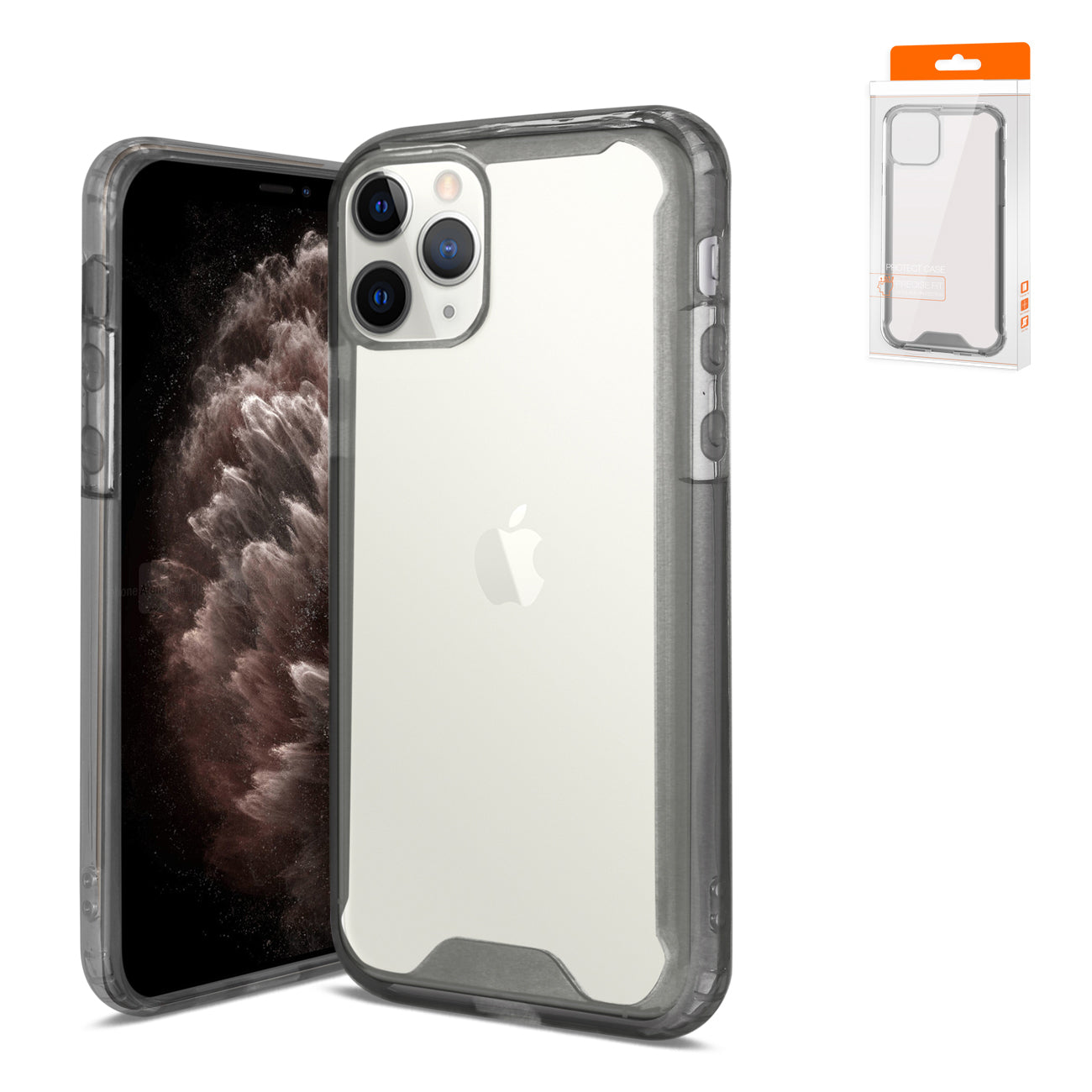IPHONE 11 PRO Compatible APPLE IPHONE 11 PRO High Quality TPU Case In Black - Shockproof Protection by