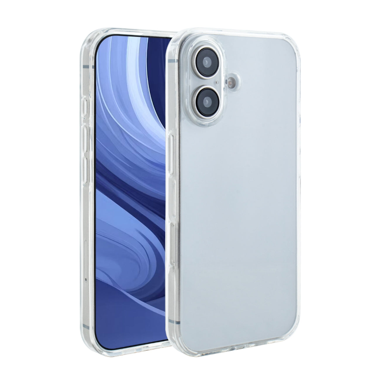iPhone 16 Compatible High Quality 2X Clean PC and TPU Bumper Case In Clear For Apple iPhone 16 - Crystal Clear Protection by