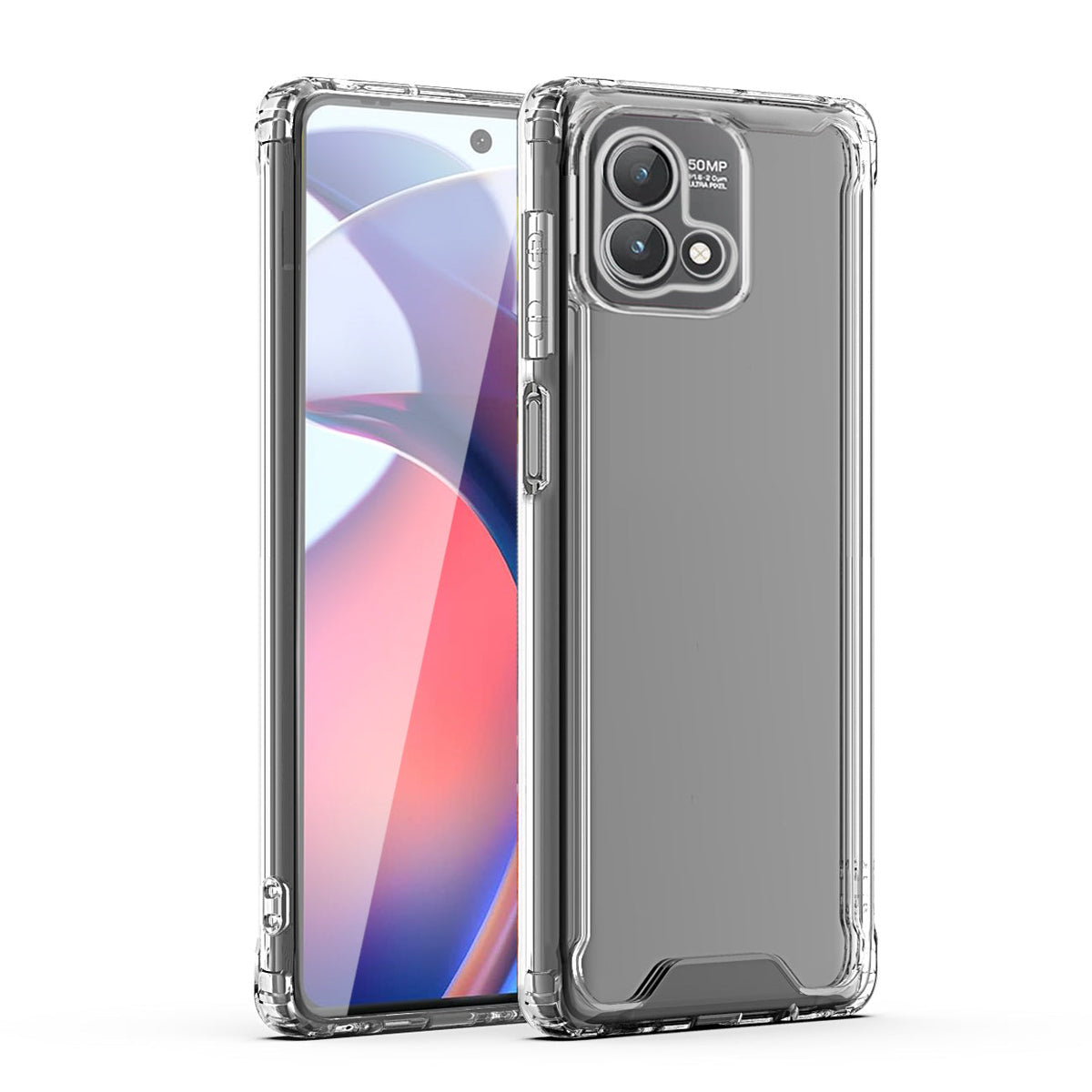 High Quality 2X Clean PC and TPU Bumper Case In Clear For Motorola Moto G 5G (2023) - Ultra-Slim & Reliable