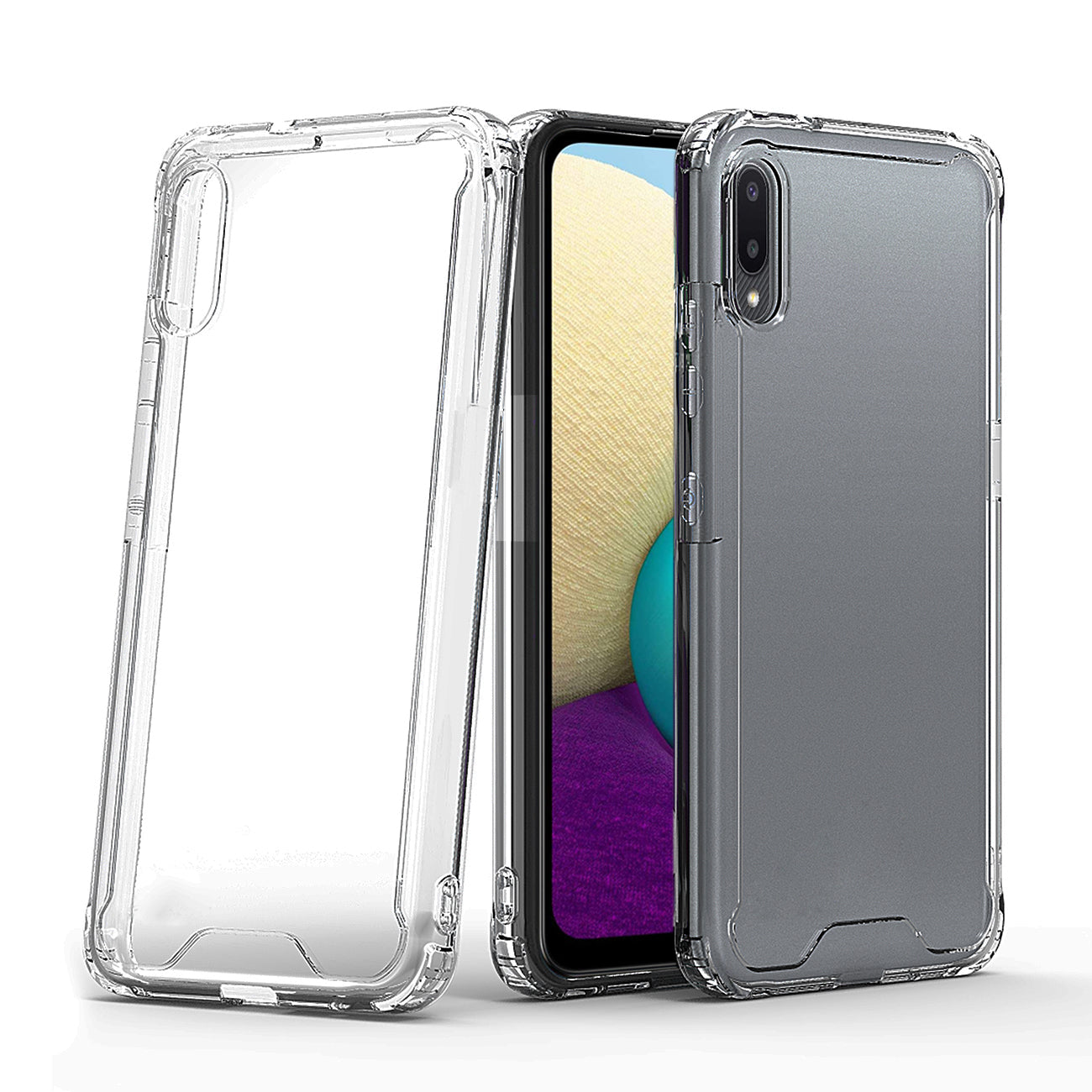 High Quality 2X Clean PC and TPU Bumper Case In Clear For Samsung Galaxy S24 Ultra - Ultra-Slim & Reliable