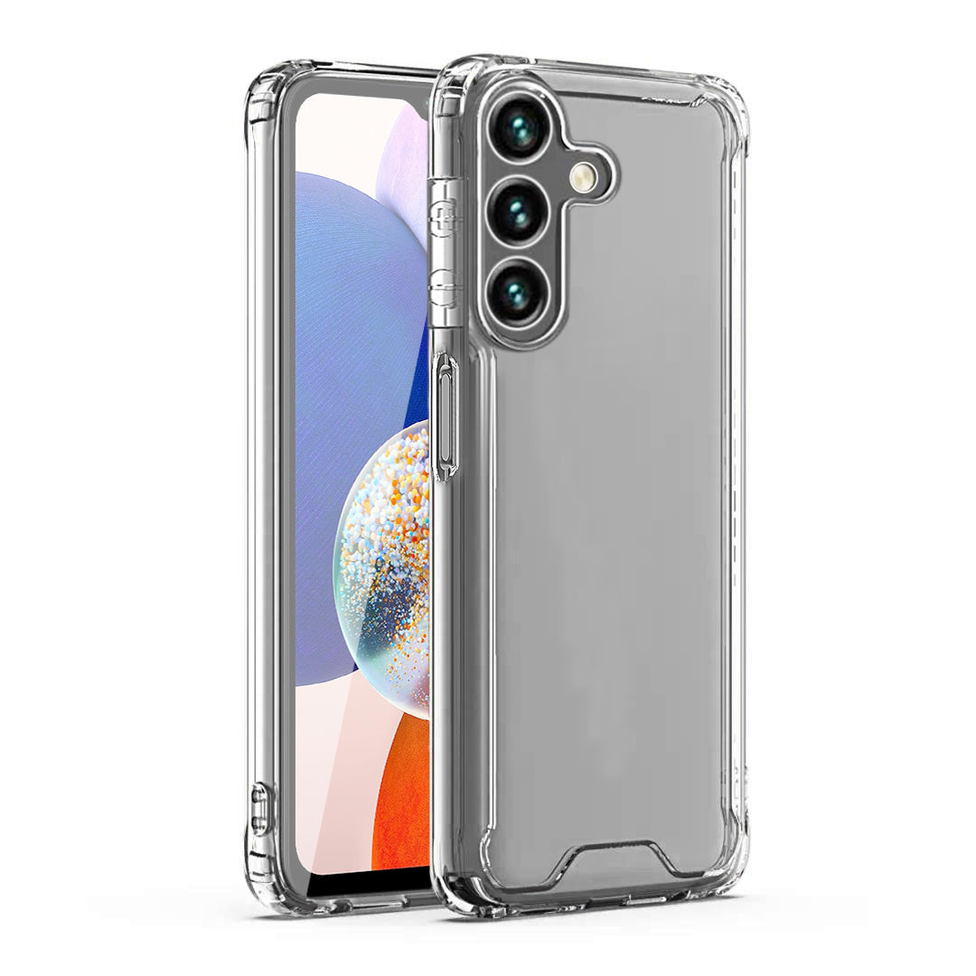 High Quality 2X Clean PC and TPU Bumper Case In Clear For Samsung Galaxy A14 5G - Heavy Duty & Reliable