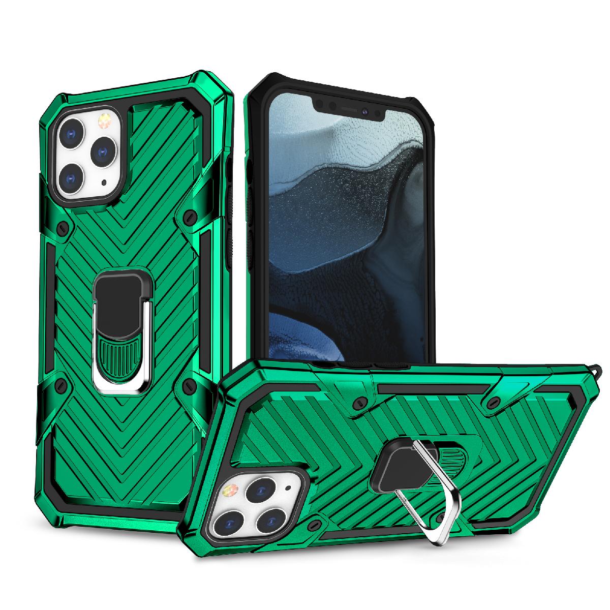 IPHONE 12 PRO MAX Kickstand Anti-Shock And Anti Falling Case In Green - Shockproof & Reliable
