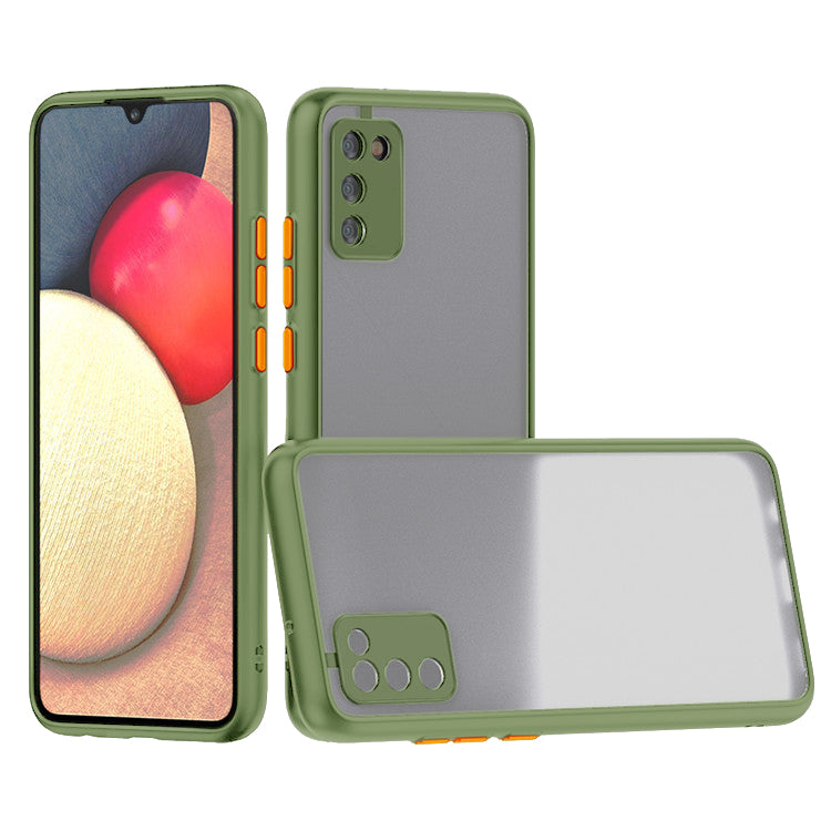 Camera Protection Translucent Case For Samsung Galaxy A20S /M02S In Light Green - Crystal Clear & Reliable