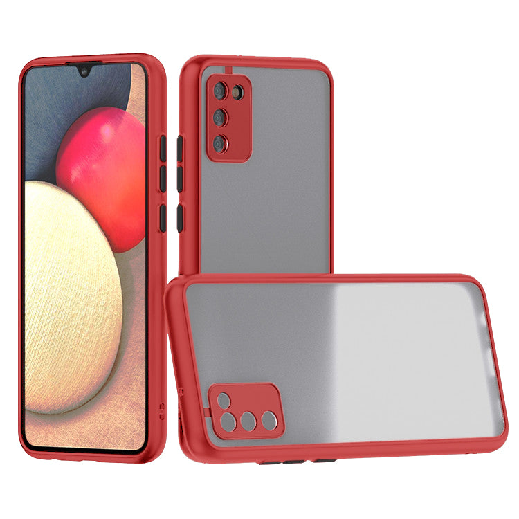 Camera Protection Translucent Case For Samsung Galaxy A20S/M02S In Red - Durable & Reliable