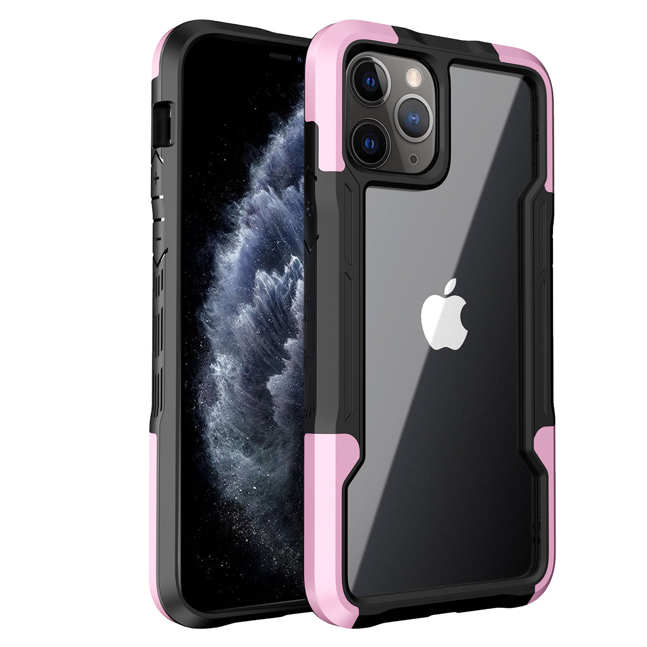 iPhone 11 Pro Compatible Shockproof Excellent Grip with Silky Feeling for Apple iPhone 11 Pro Max In Pink - Ultra-Slim Protection by