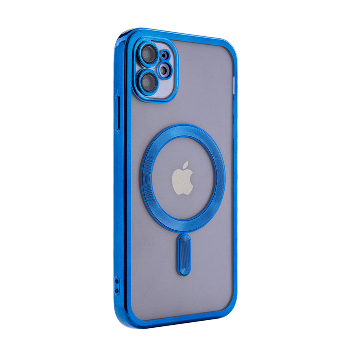 iPhone 11 Compatible Magnetic Wireless Charging TPU Bumper Case For iPhone 11 In Blue - Premium Protection by