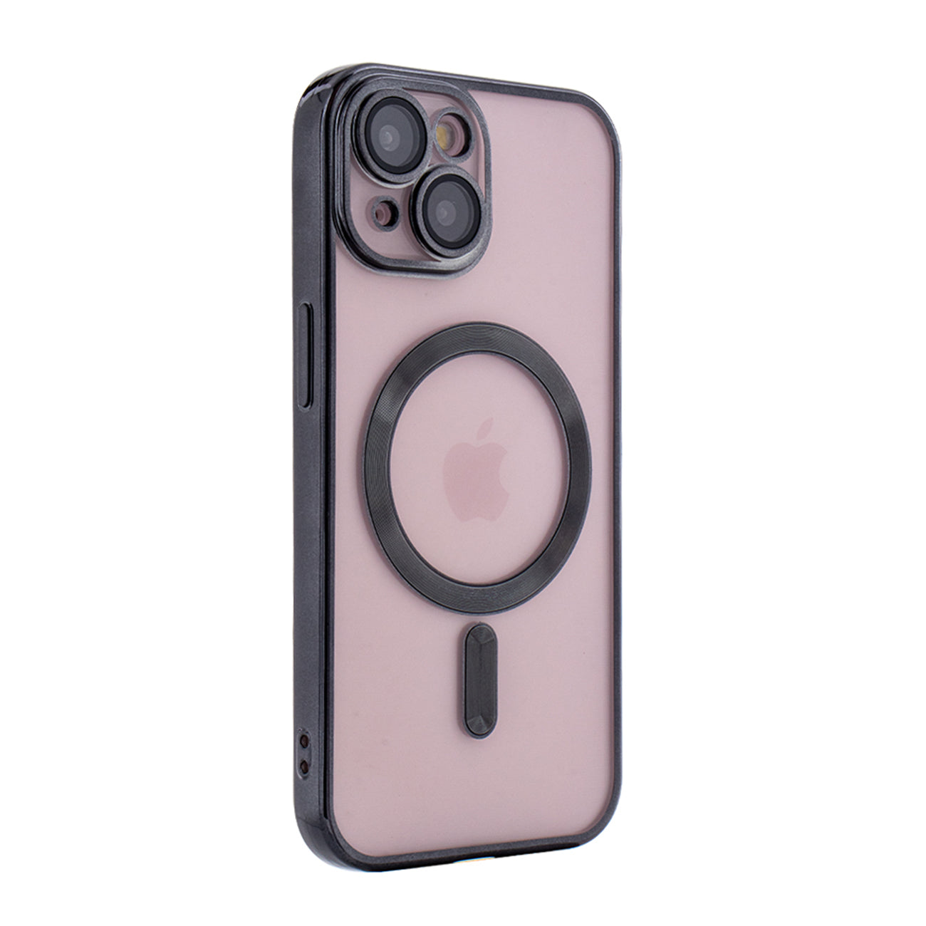 iPhone 15 Compatible Magnetic Wireless Charging TPU Bumper Case For iPhone 15 In Black - Premium Protection by