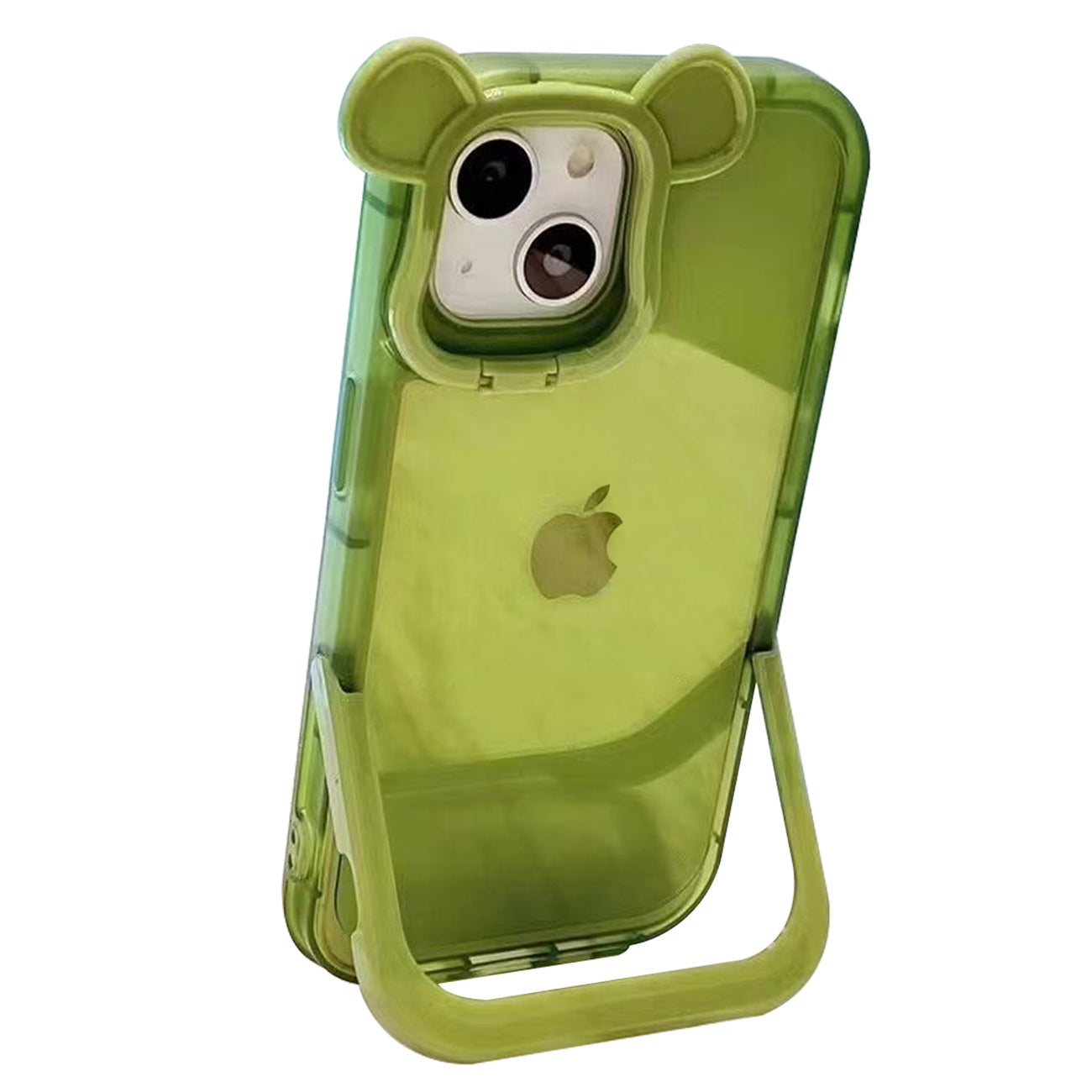 iPhone 14 Plus Compatible Fashion Design Fully Cover Frame Lens Protector Bracket Shockproof Phone Case For iPhone 14 Plus - Crystal Clear Protection by