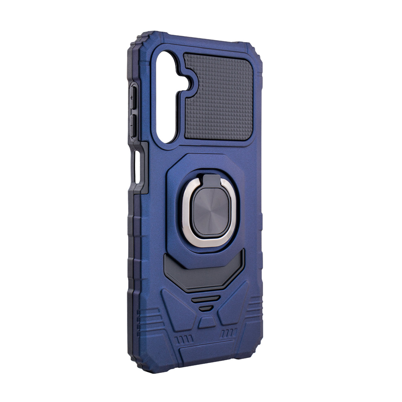 Kickstand Ring Holder TPU Shockproof Case for Samsung Galaxy A25 in Blue - Premium & Reliable
