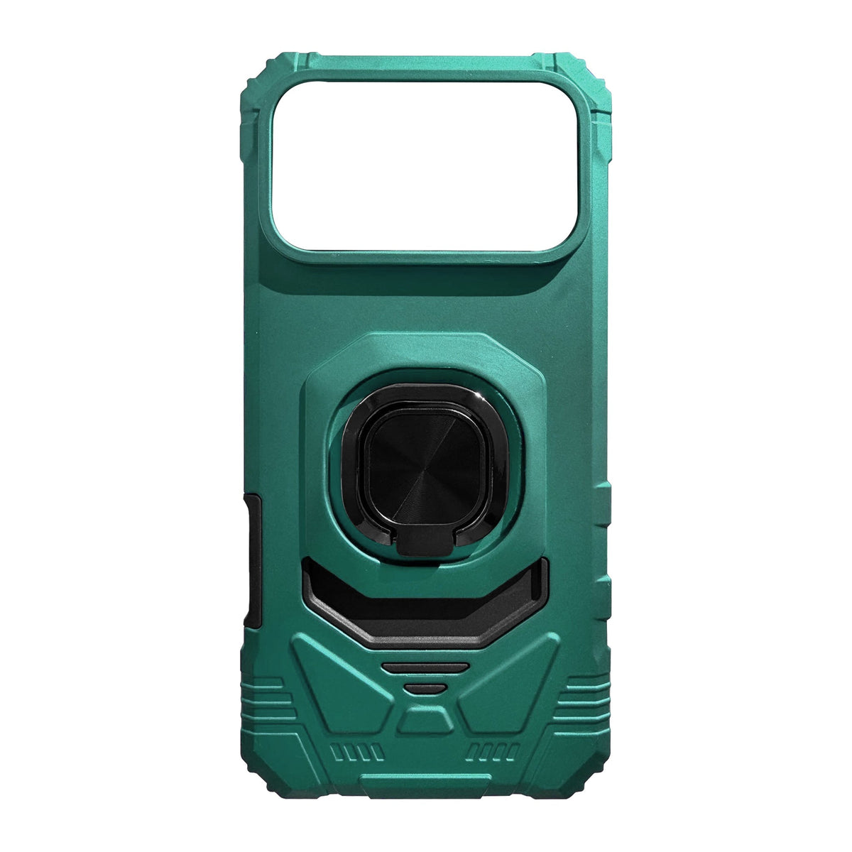 IPHONE 17 PRO Compatible Kickstand Ring Holder TPU Shockproof Case for IPHONE 17 PRO in Green - Shockproof Protection by