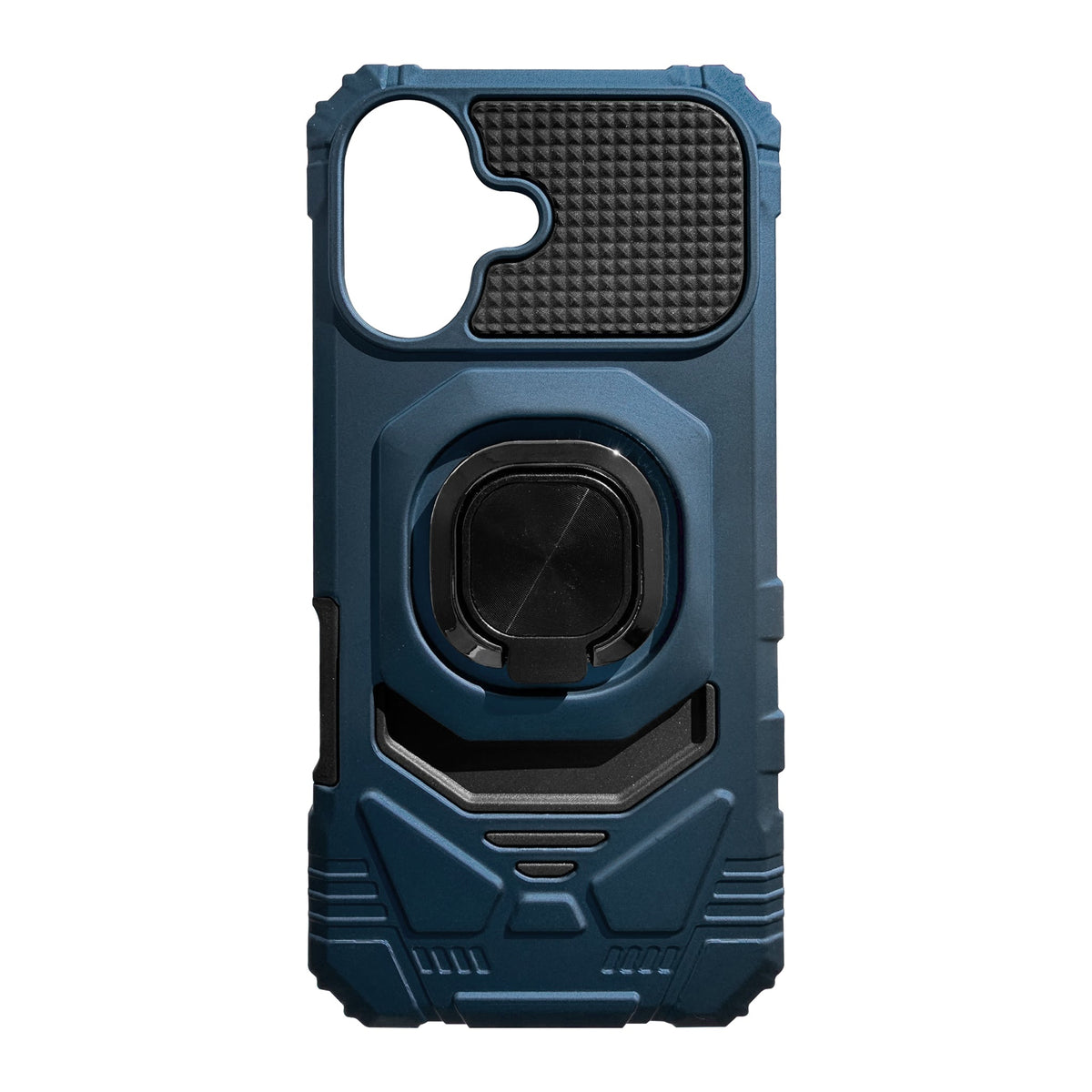 IPHONE 17 Compatible Kickstand Ring Holder TPU Shockproof Case for IPHONE 17 in Blue - Durable Protection by