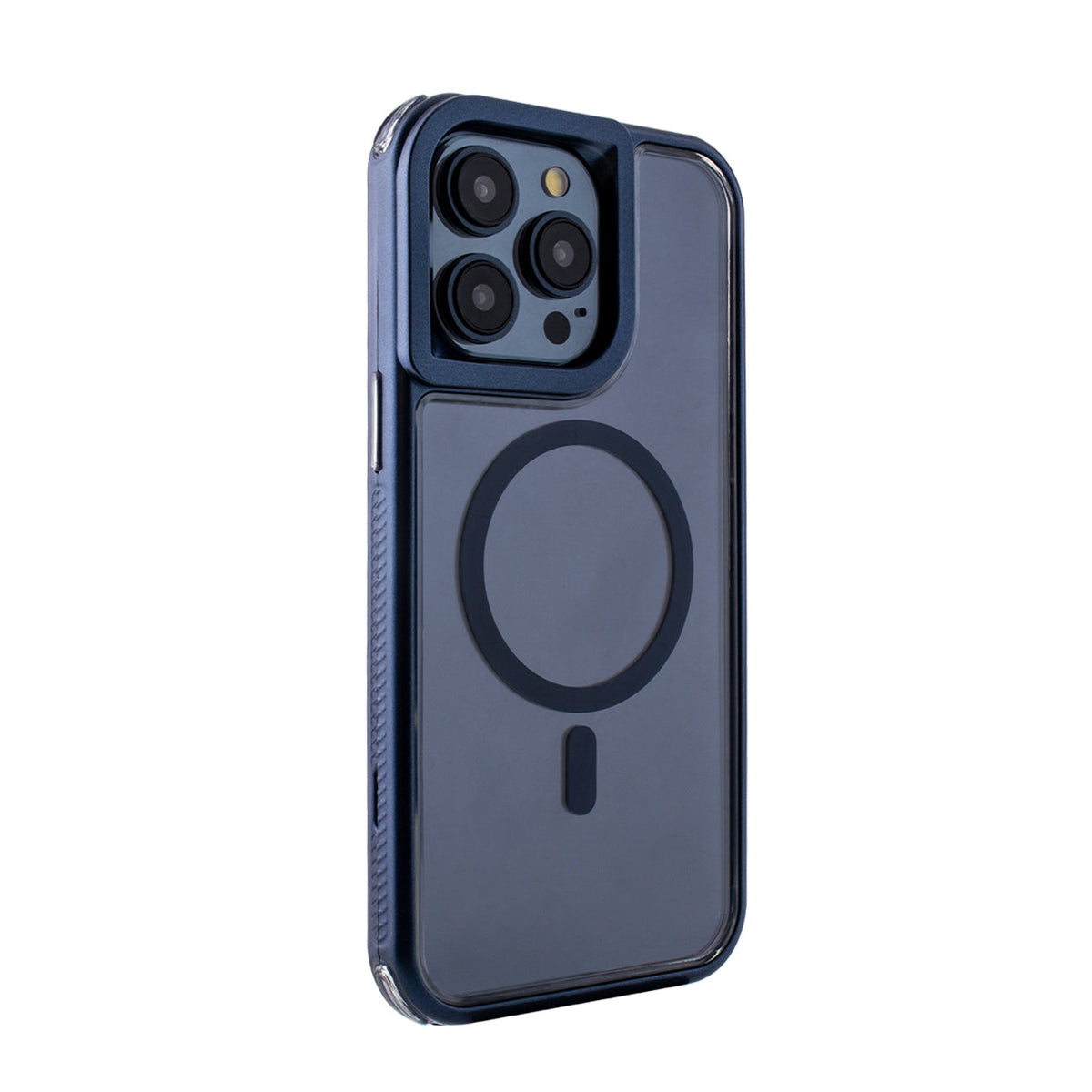 iPhone 15 Compatible Heavy Duty 3-in-1 Hybrid Shockproof Anti-Fall Protective Magnetic Case for iPhone 15 PRO MAX in Blue - Heavy Duty Protection by