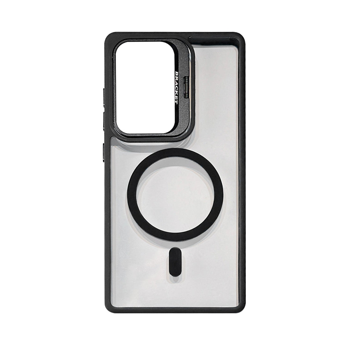 Magnetic Phone Case with Built-in Invisible Kickstand Compatible with Samsung Galaxy S25 ULTRA (PC70-SAMS25UBK)) - Shockproof & Reliable