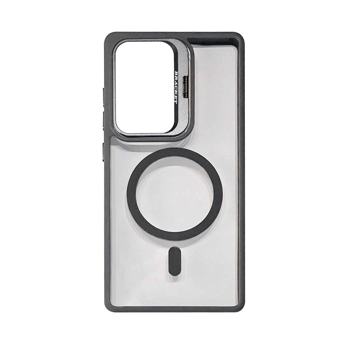 Magnetic Phone Case with Built-in Invisible Kickstand Compatible with Samsung Galaxy S25 (PC70-SAMS25GY) - Shockproof & Reliable