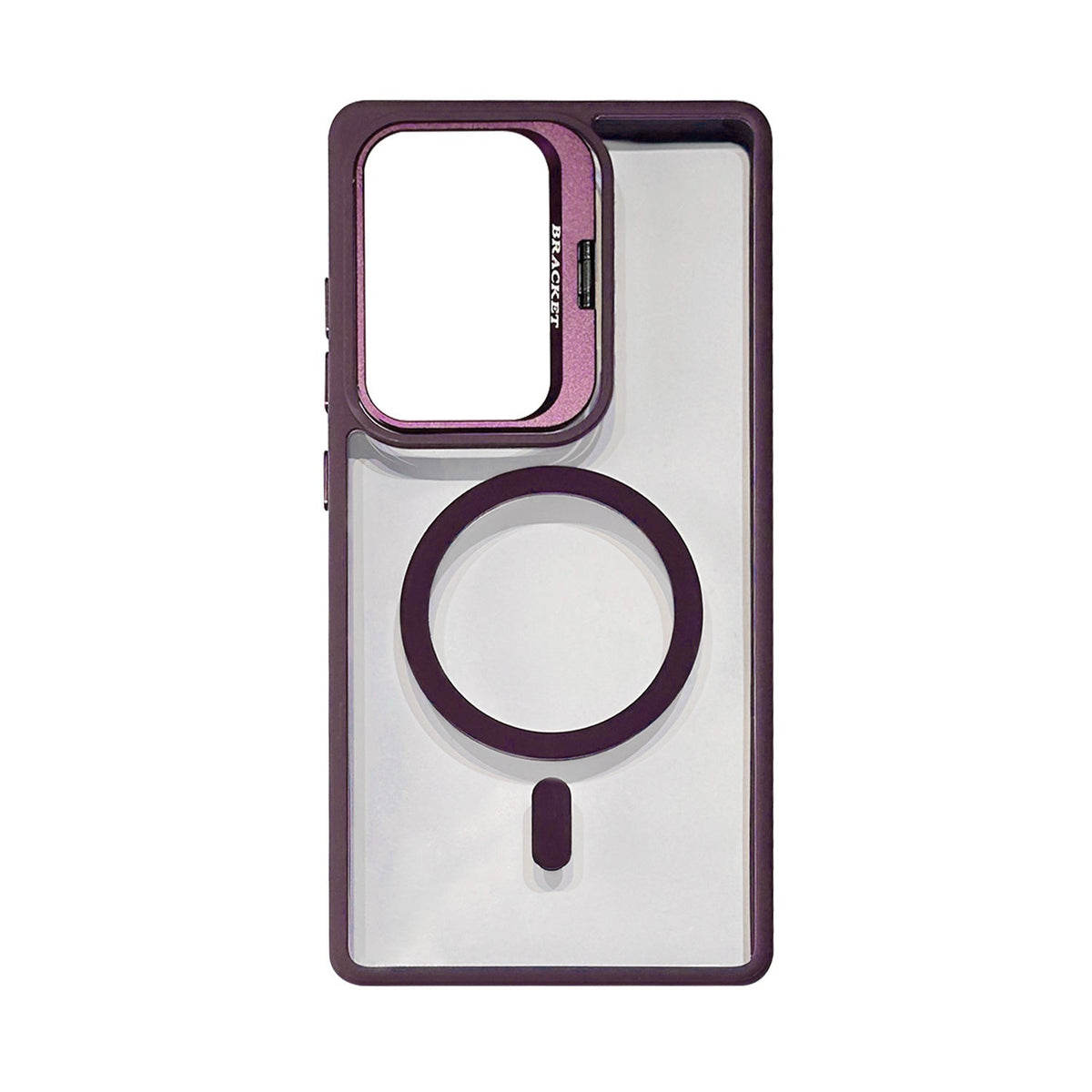 Magnetic Phone Case with Built-in Invisible Kickstand Compatible with Samsung Galaxy S25 (PC70-SAMS25RD) - Durable & Reliable