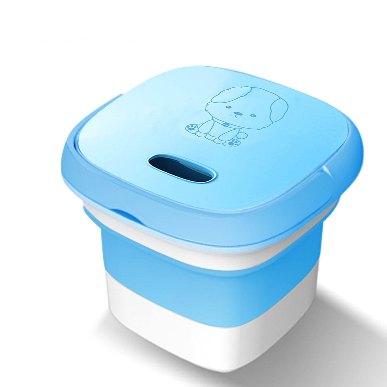 Semi-automatic Folding Mini Portable Washing Machine, Portable Mini Turbo In Blue - Durable & Reliable