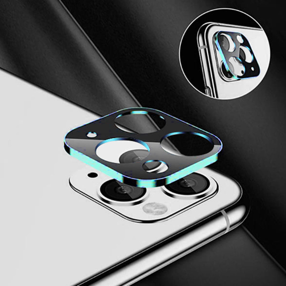 iPhone 11 Pro Compatible Apple iPhone 11 Pro/iPhone 11 Pro Max Camera Screen Protector In Blue - Ultra-Slim Protection by
