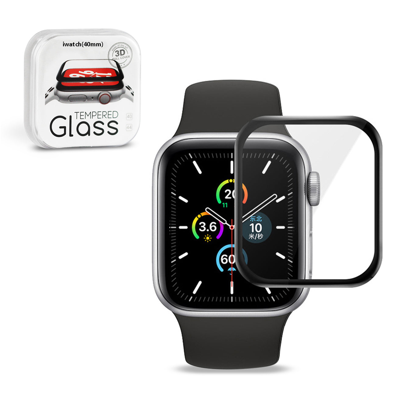 Apple Watch 42mm Series 3/2/1 And 44mm Series 4/5 Super Durable Glass - Ultra-Slim & Reliable