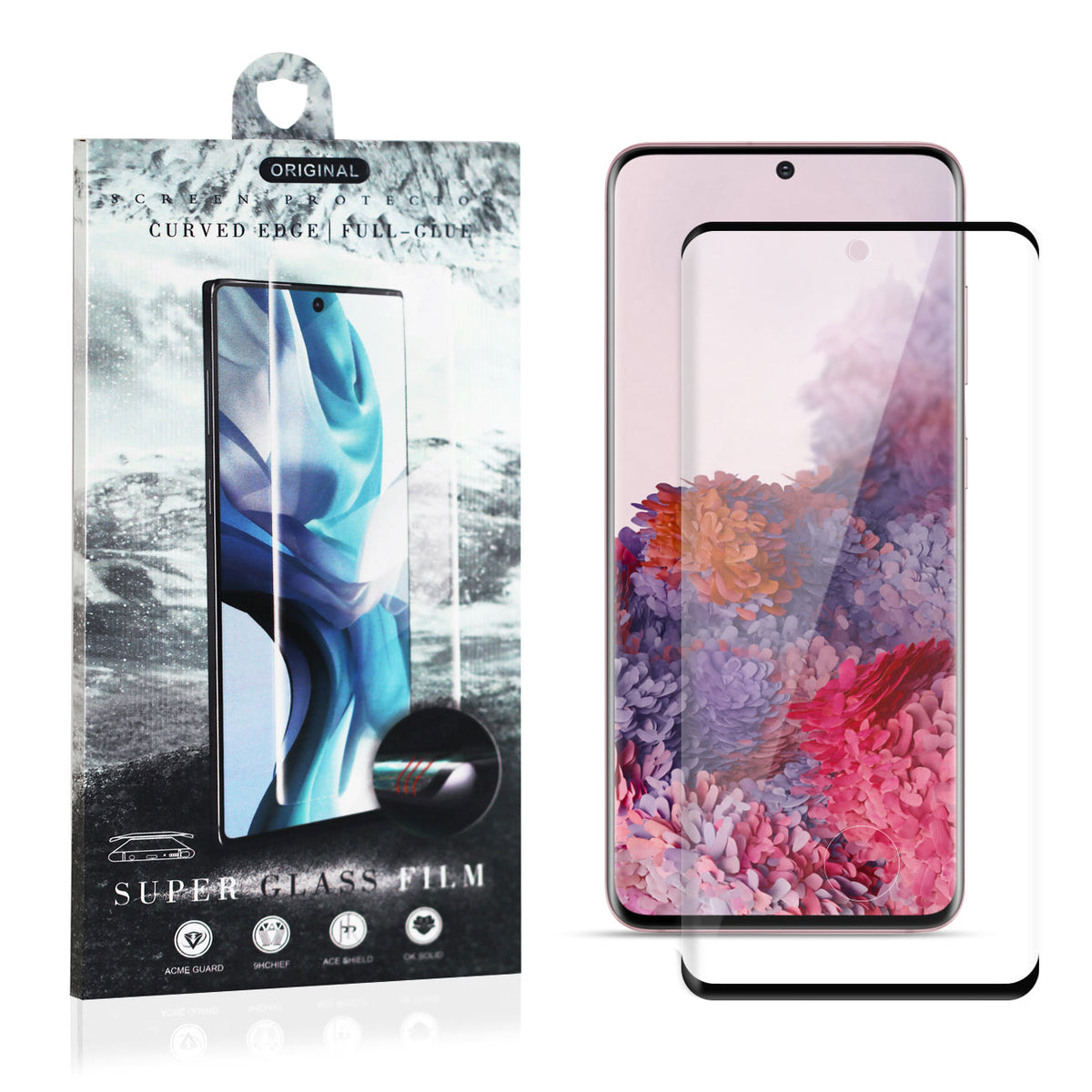 3D Curved Edge Shock Resistant Super Glass Screen Protective Cover For SAMSUNG GALAXY 20 PLUS - Durable & Reliable