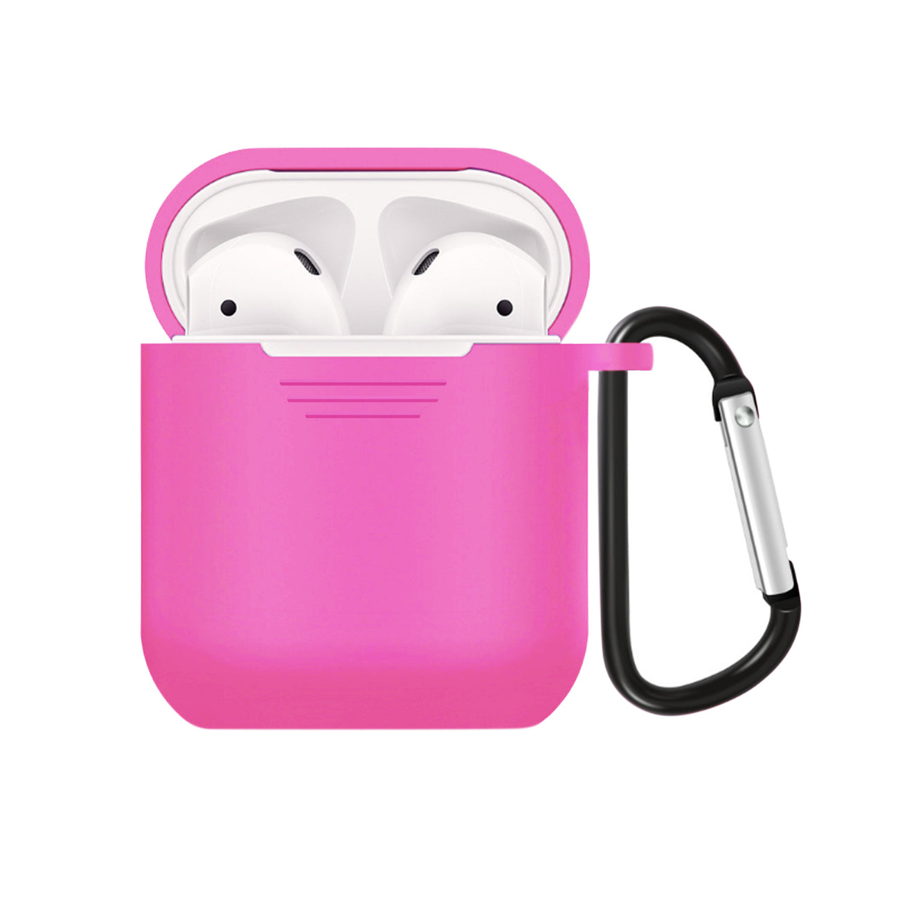 Silicone Case for Airpods in Red - Shockproof & Reliable