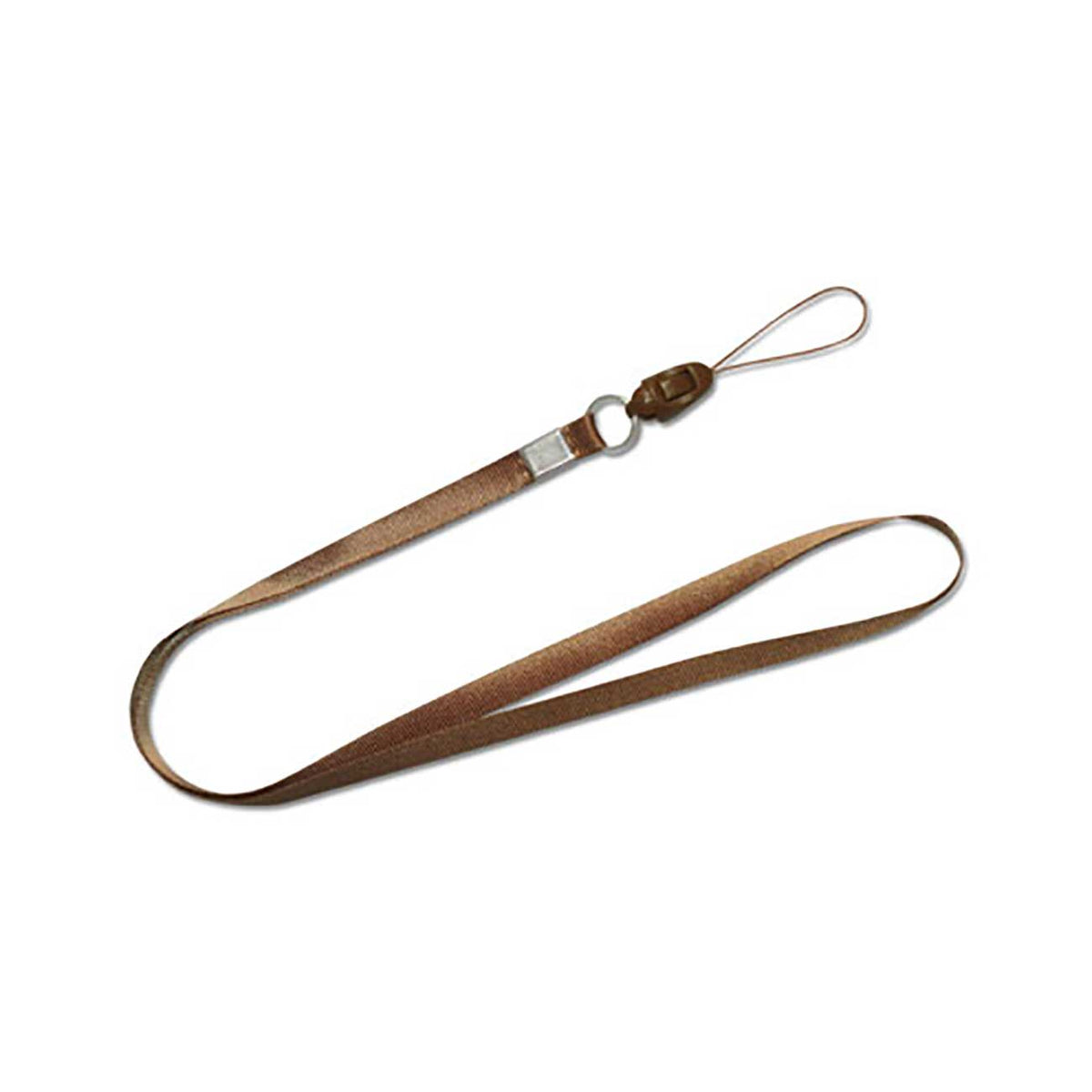 LONG LANYARD STRAP CLIP IN BROWN - Shockproof & Reliable
