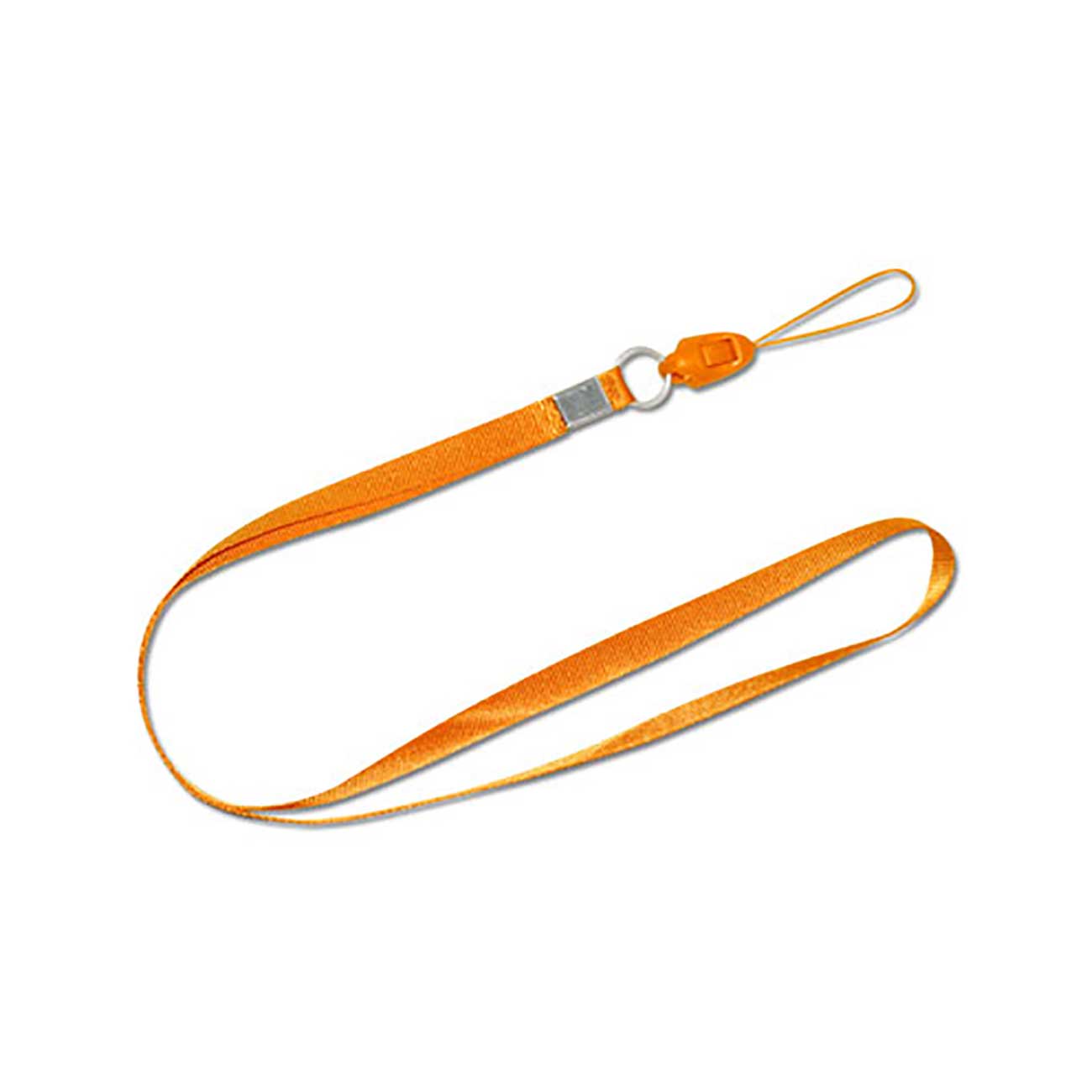 LONG LANYARD STRAP CLIP IN ORANGE - Crystal Clear & Reliable