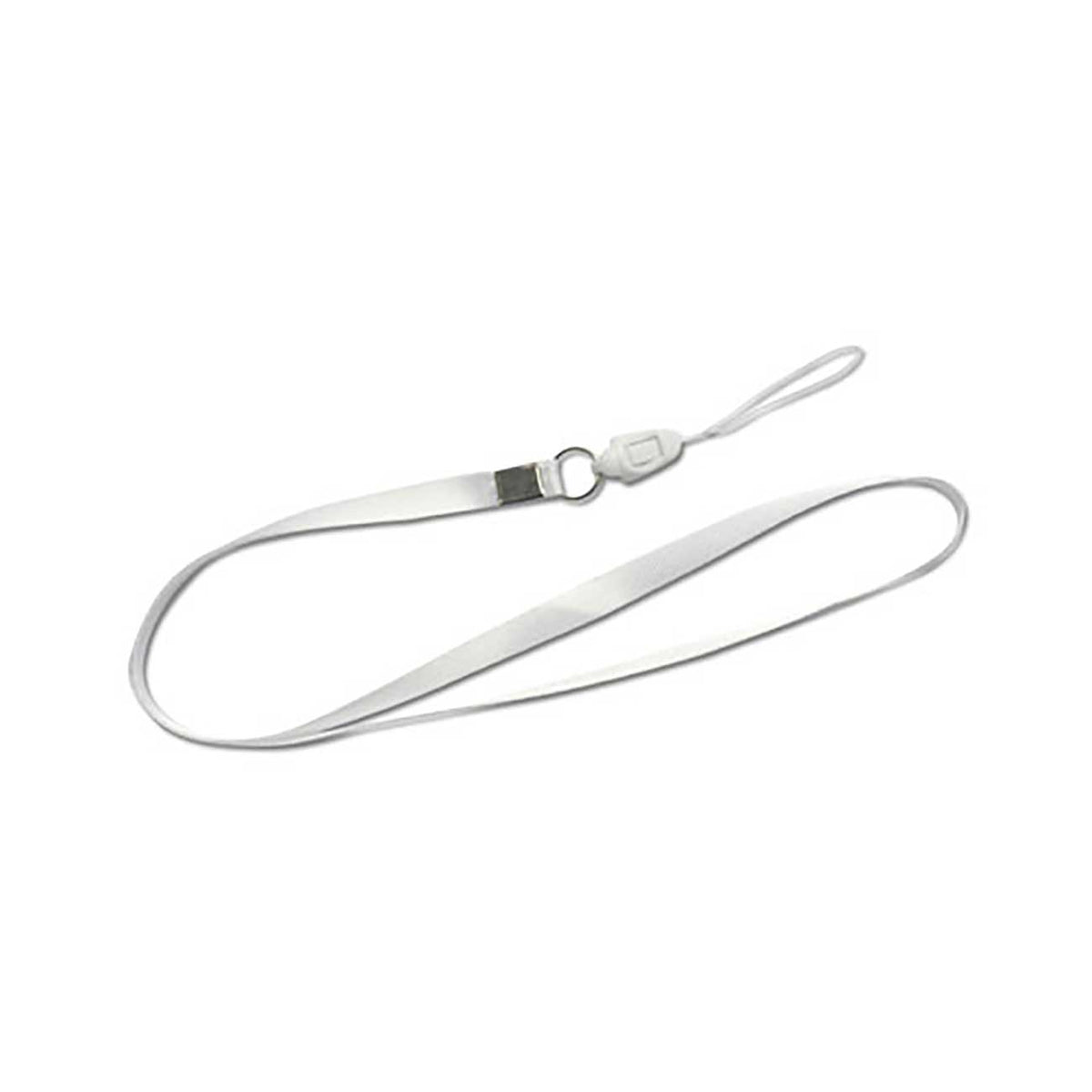 LONG LANYARD STRAP CLIP IN WHITE - Ultra-Slim & Reliable