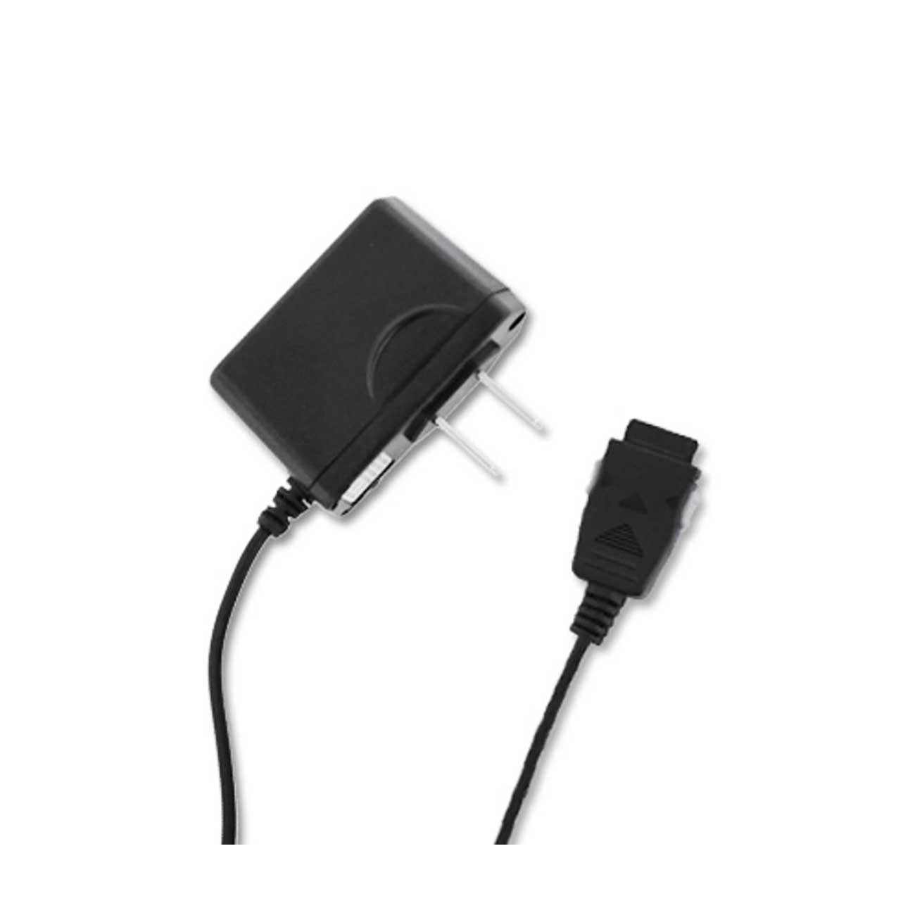 PORTABLE LG VX8300 USB TRAVEL ADAPTER CHARGER WITH BUILT IN CABLE IN BLACK - Heavy Duty & Reliable