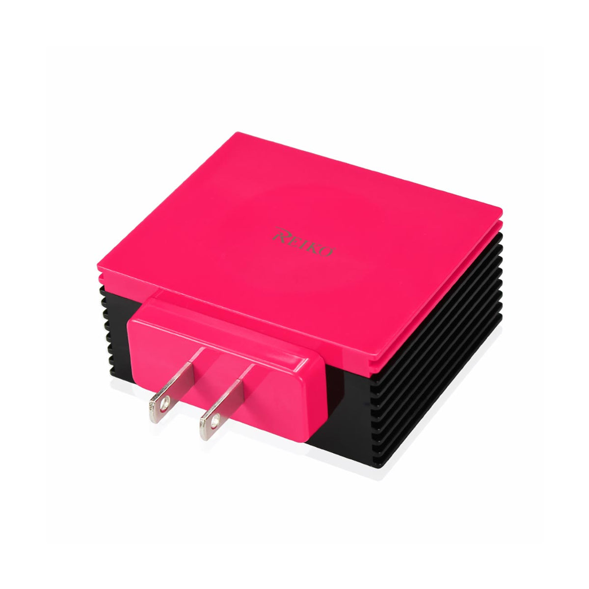 4 AMP FOUR PORTS PORTABLE TRAVEL STATION CHARGER IN HOT PINK TC220-4A5VHPK - Durable & Reliable