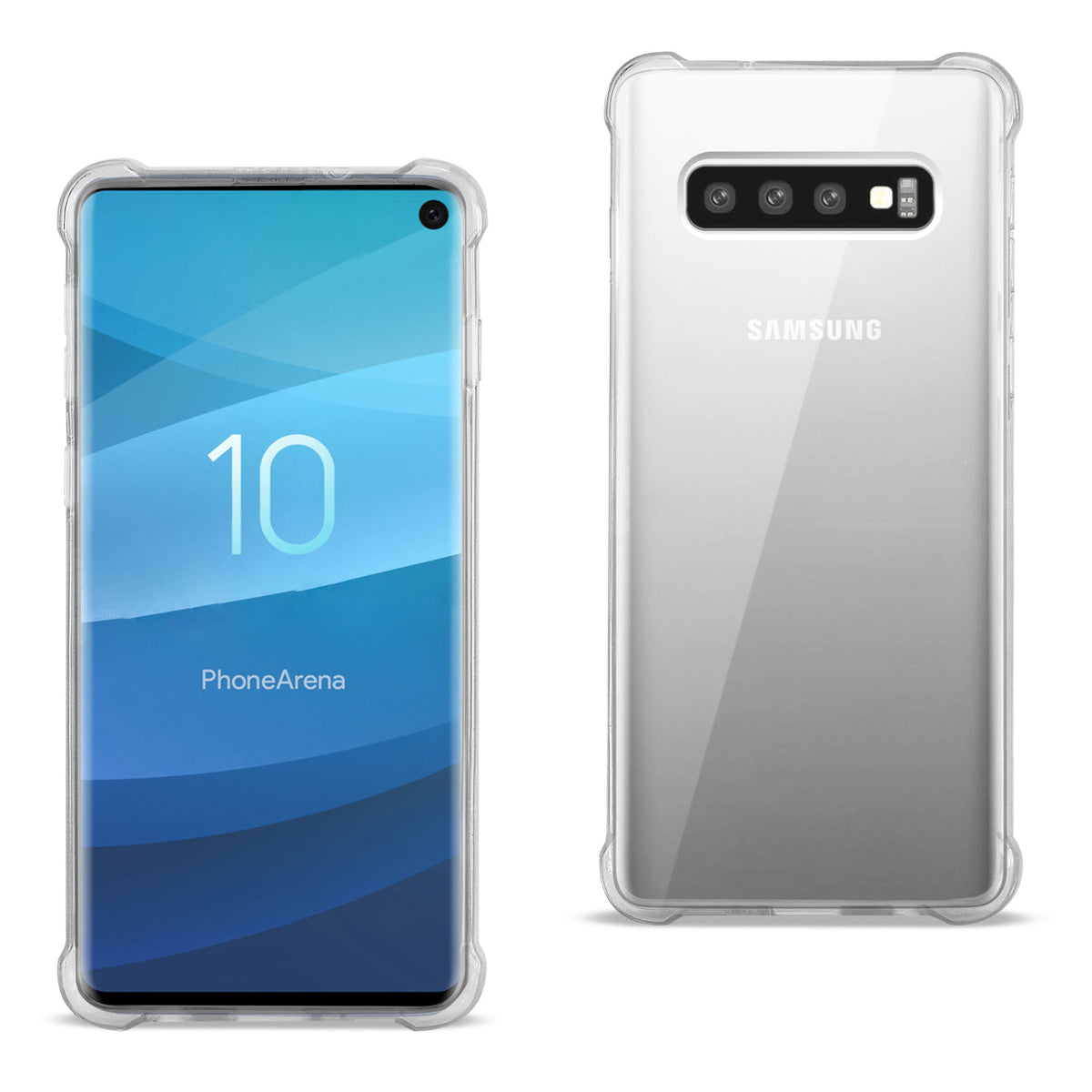 SAMSUNG GALAXY S10 Clear Bumper Case With Air Cushion Protection - Premium & Reliable