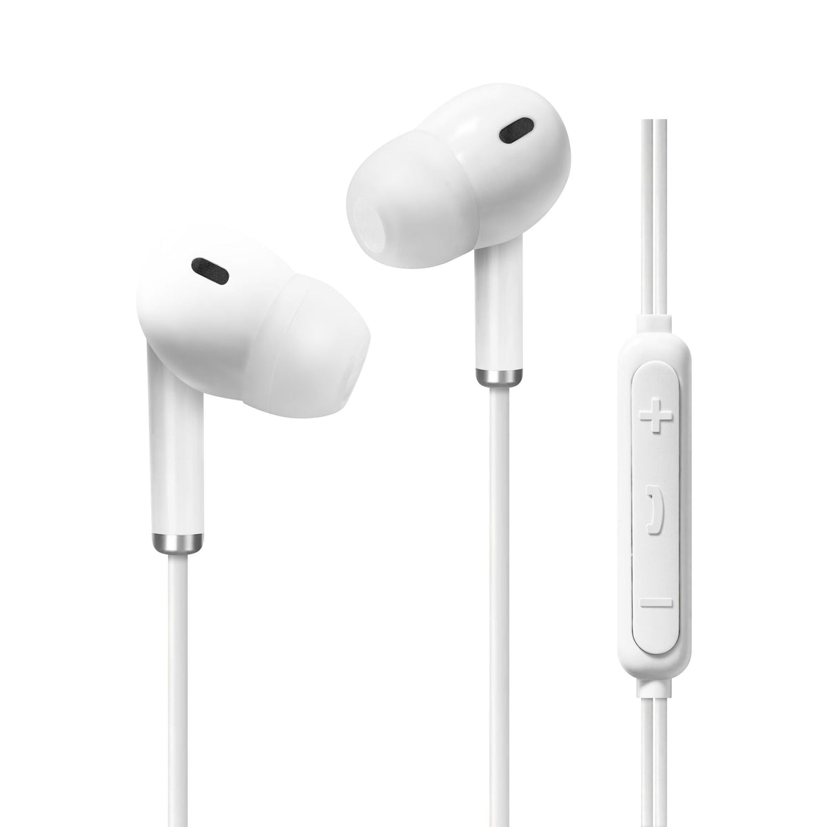IN-EAR HEADPHONES WITH MIC FOR TYPE-C IN WHITE - Heavy Duty & Reliable