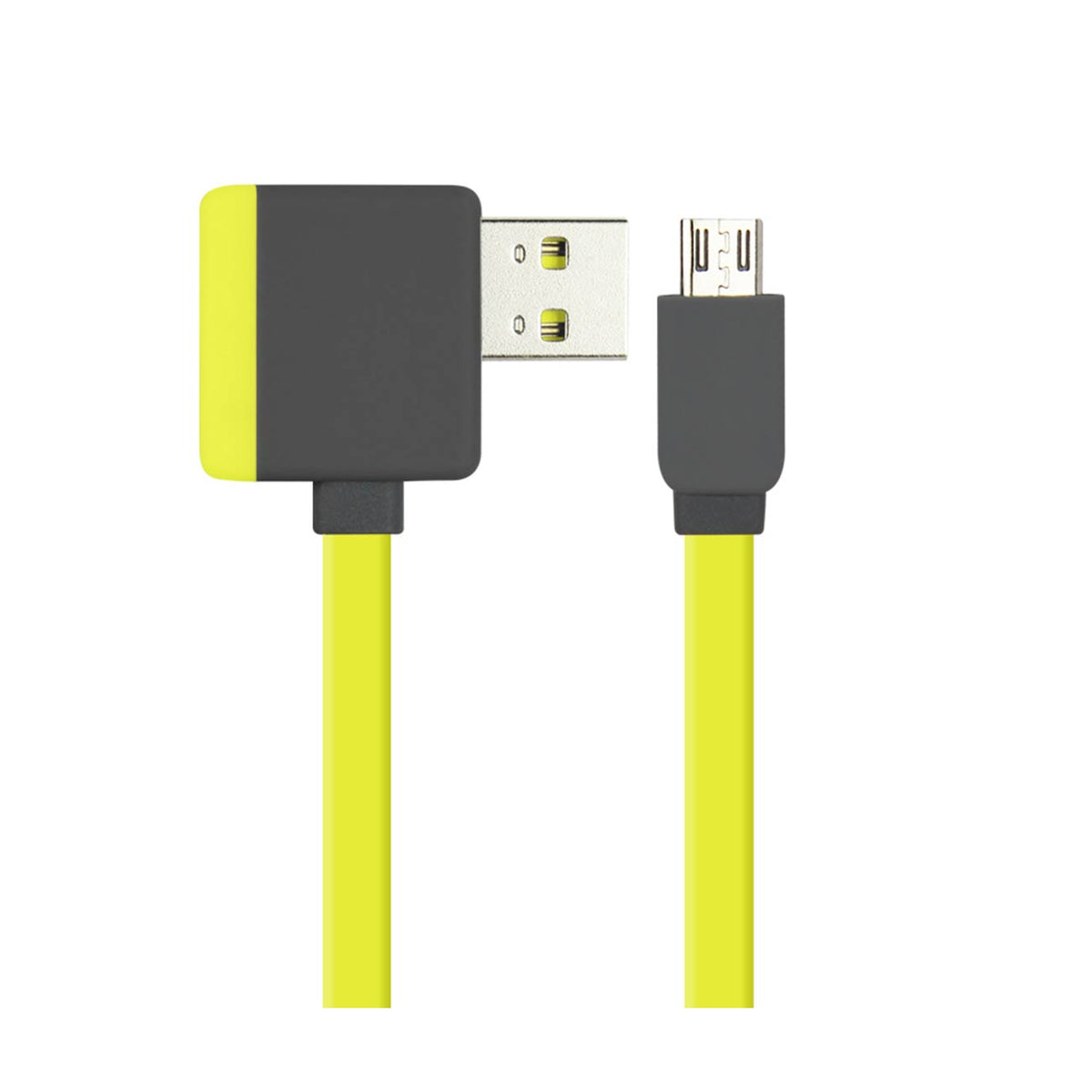 MICRO USB PIGGYBACK FLAT LIBERATOR USB CABLE 3.2FT IN YELLOW - Premium & Reliable