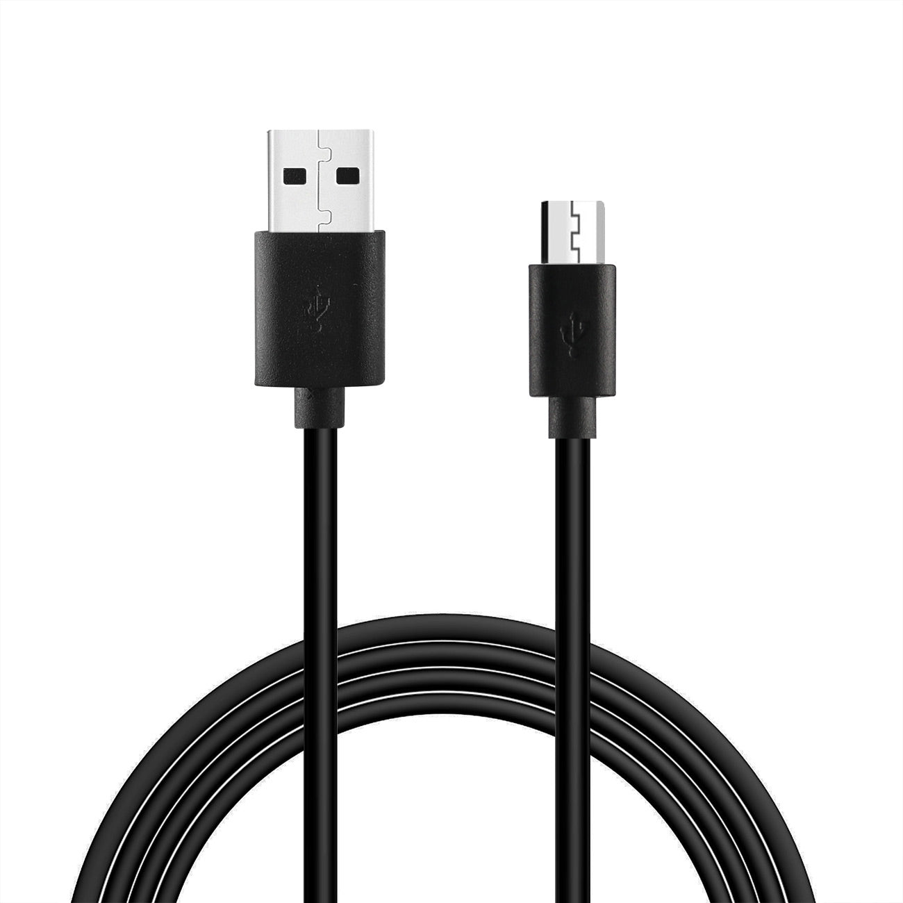 3.3FT PVC Material Micro USB 2.0 Data Cable In Black And Simple Packaging -DC27A-MICROBK - Crystal Clear & Reliable