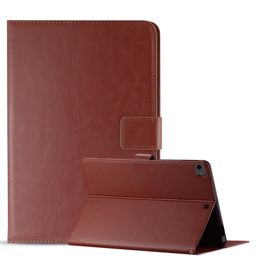 Leather Folio Cover Protective Case for 8" iPad mini 4/5/6 In Brown - Premium & Reliable